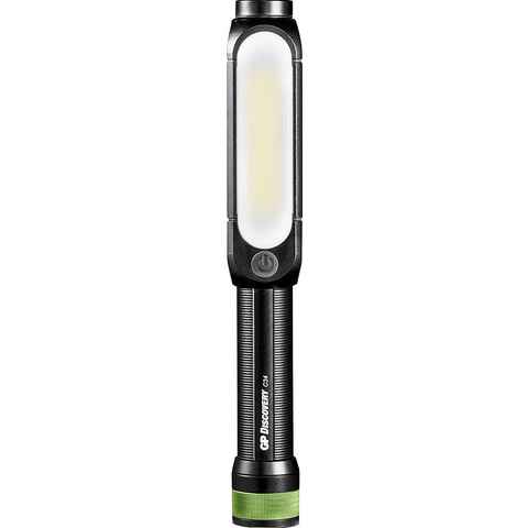 GP Batteries Taschenlampe Discovery C34, Front 150 Lumen & seitlich 180 Lumen, magnetische Endkappe