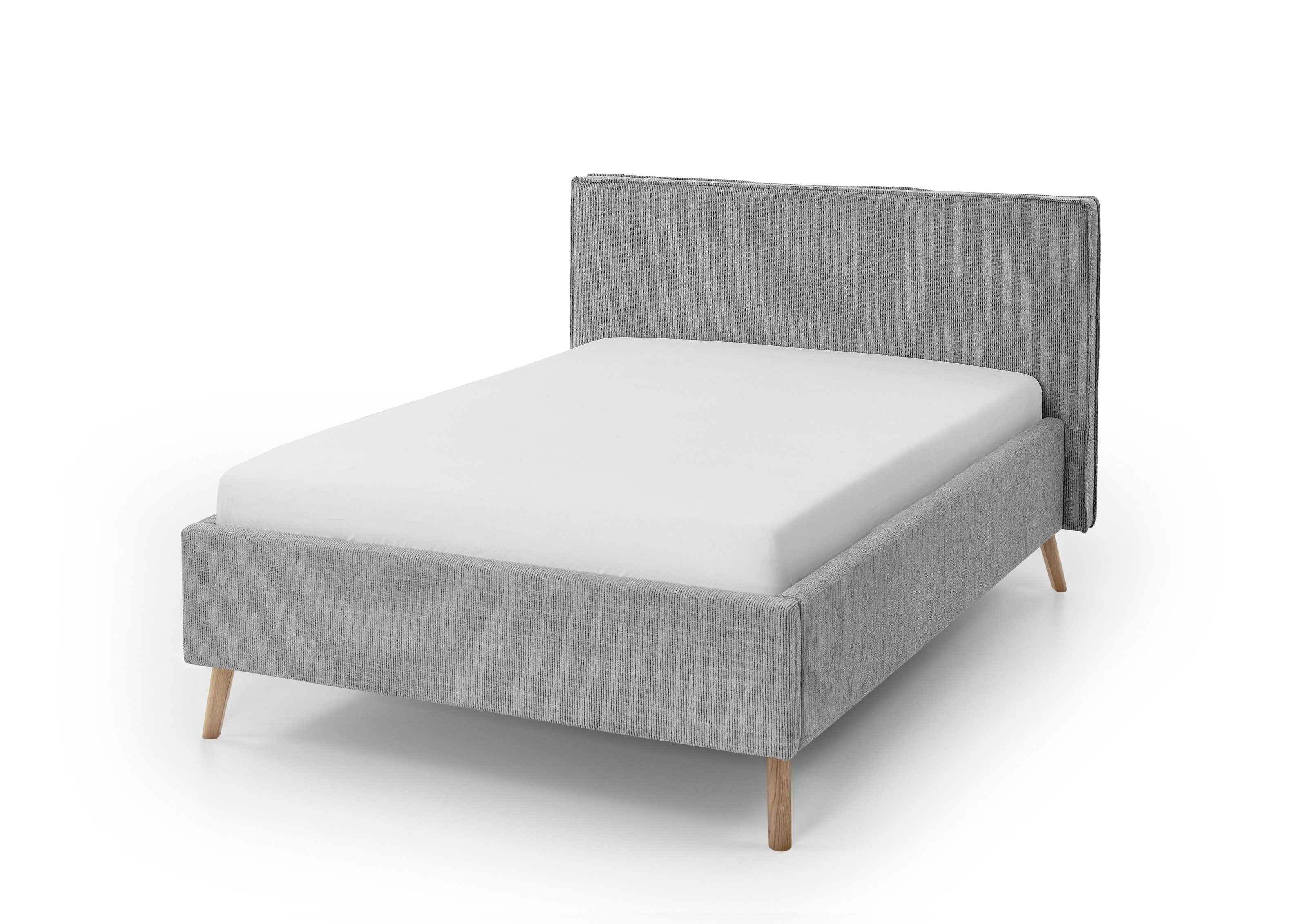 freiraum Polsterbett Riva, Liegefläche 140x200cm, Fog, Stellmaß: 165x112x216cm (BxHxT)