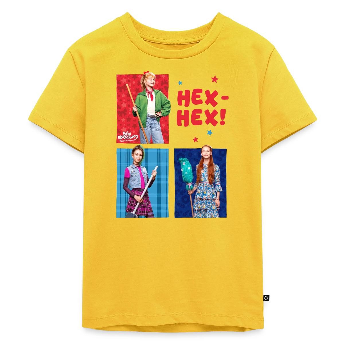 Spreadshirt T-Shirt Bibi Blocksberg Mit Freundinnen Hex-Hex Film Kinder Premium T-Shirt (1-tlg)