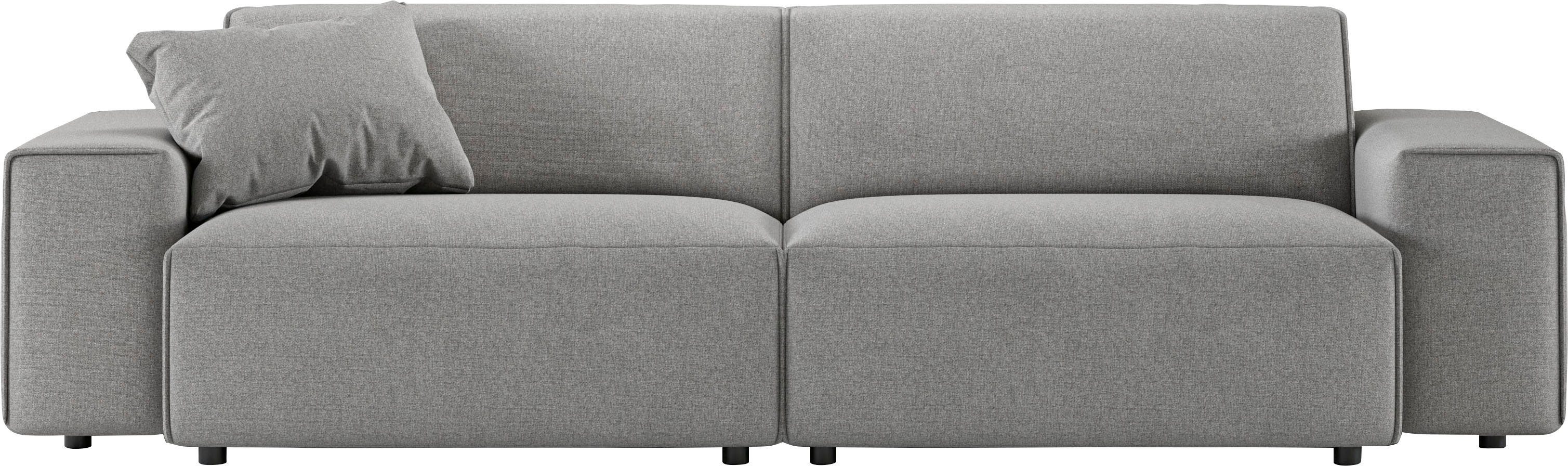 Home affaire Big-Sofa Glimminge Breite 254cm, auch in Breitcord, Feincord + Easy care-Bezug, besondere Kedernähte Zierkissen