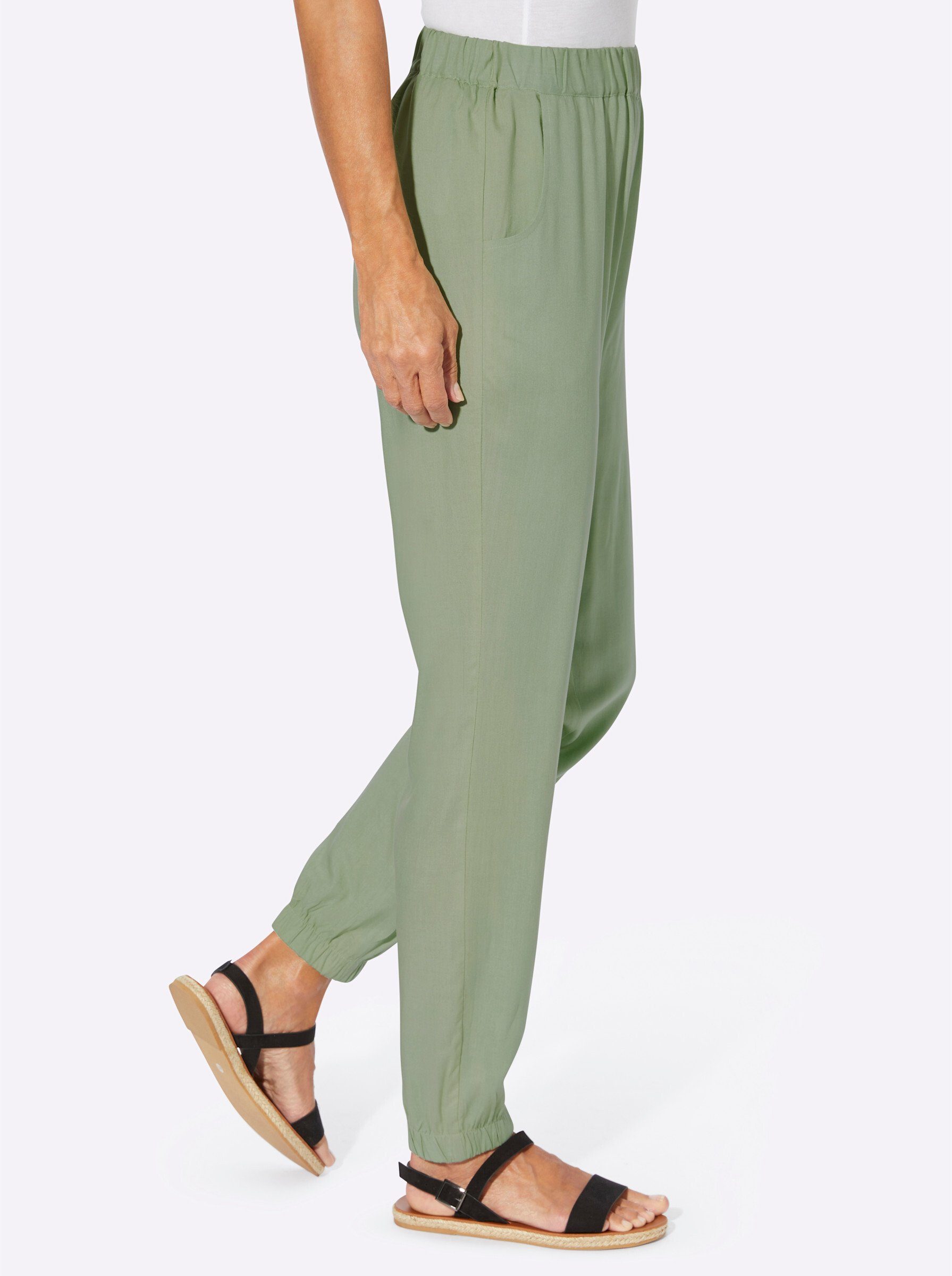 Sieh an! Jerseyhose Haremshose Innenbeinlänge ca. günstig online kaufen