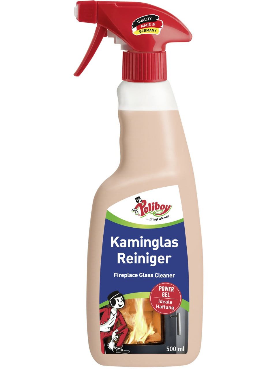 poliboy Backofenrost Poliboy Kaminglasreiniger 500 ml, Glas