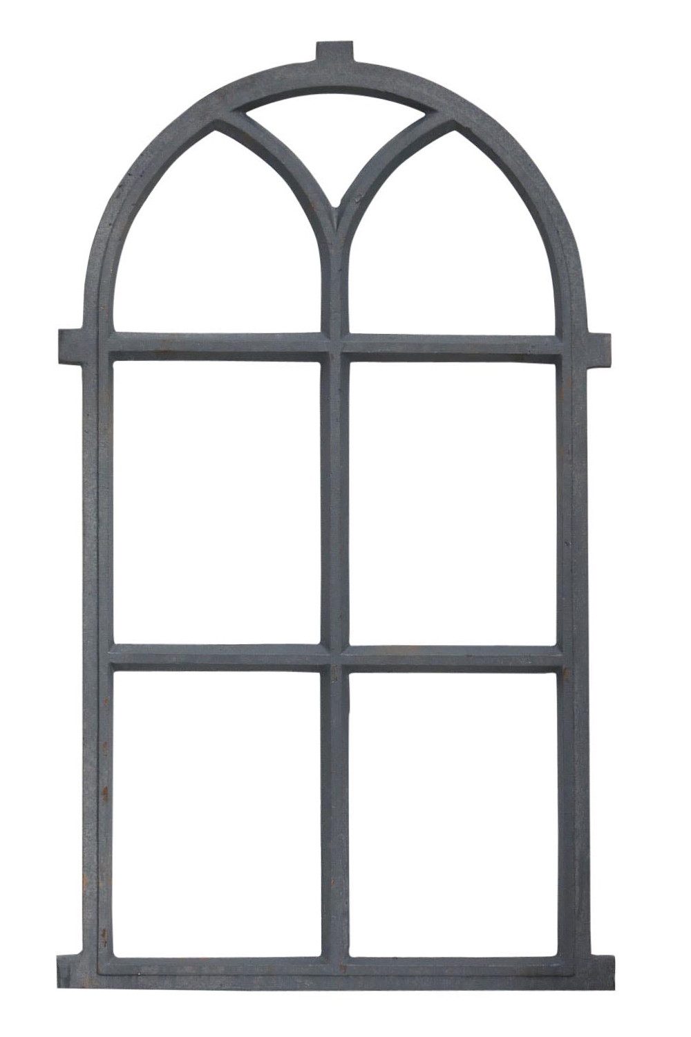 Dekoobjekt Stallfenster Fenster Scheunenfenster Eisen grau Eisenfenster 98cm Anti