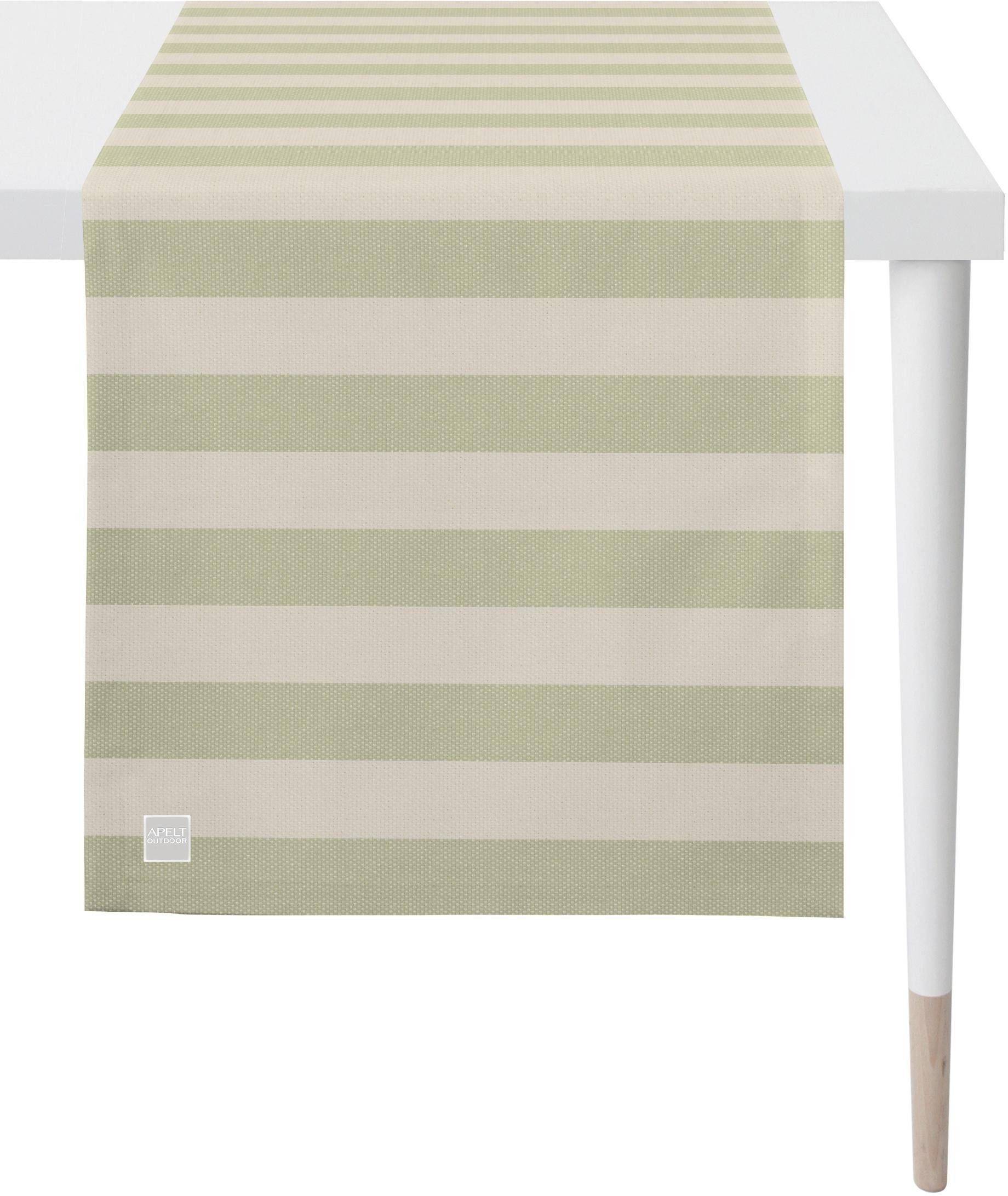 Sommer APELT Jacquardgewebe Sommerdeko, 3967 Tischläufer (1-tlg), natur/sand Outdoor,