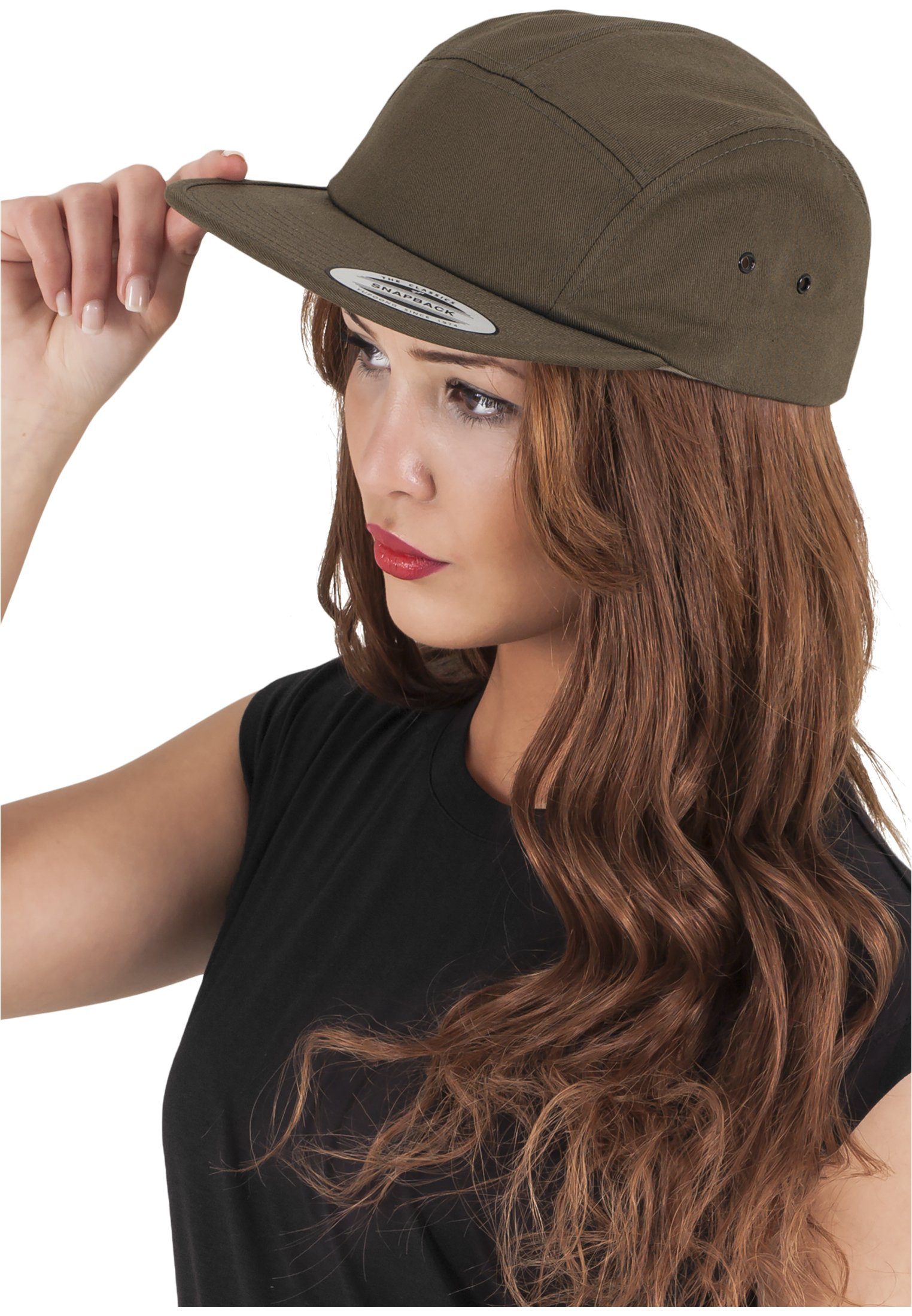 [Zeitraum aufgrund großer Nachfrage verlängert] Flexfit Flex Cap Jockey Cap olive Jockey Classic