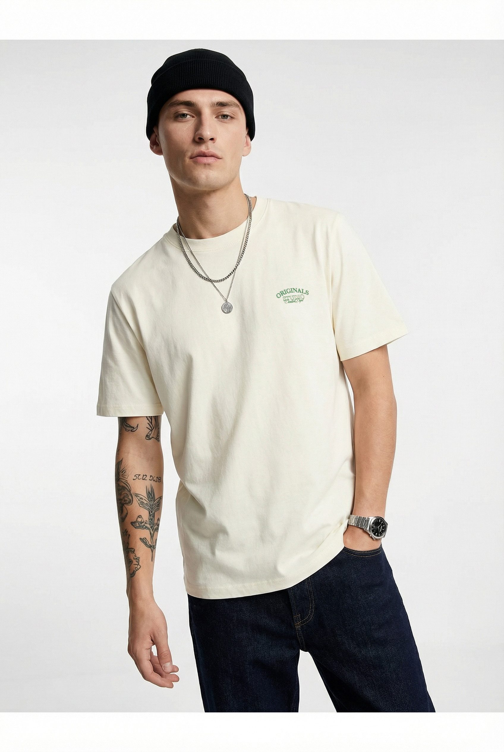Jack & Jones T-Shirt JORGREENE BRANDING TEE SS CN CH günstig online kaufen