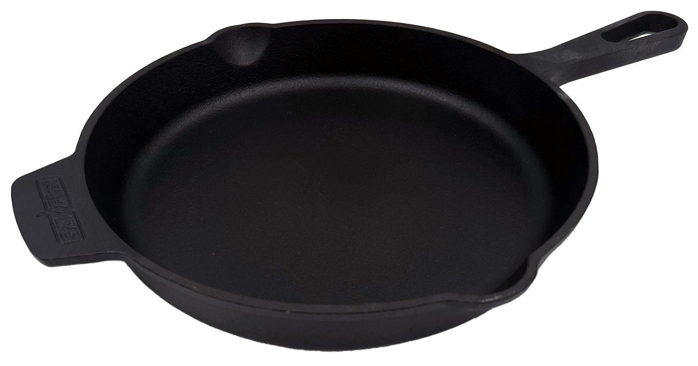 Ø mit cm Stielgriff 30 Grillfürst Gusseisenpfanne Grillpfanne Grillfürst