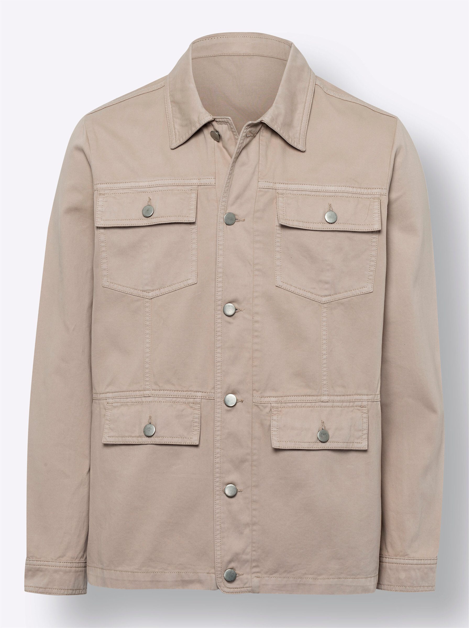 Sieh an! Blouson Twilljacke Langarm Länge ca. 74 cm – Bild 4 von 4