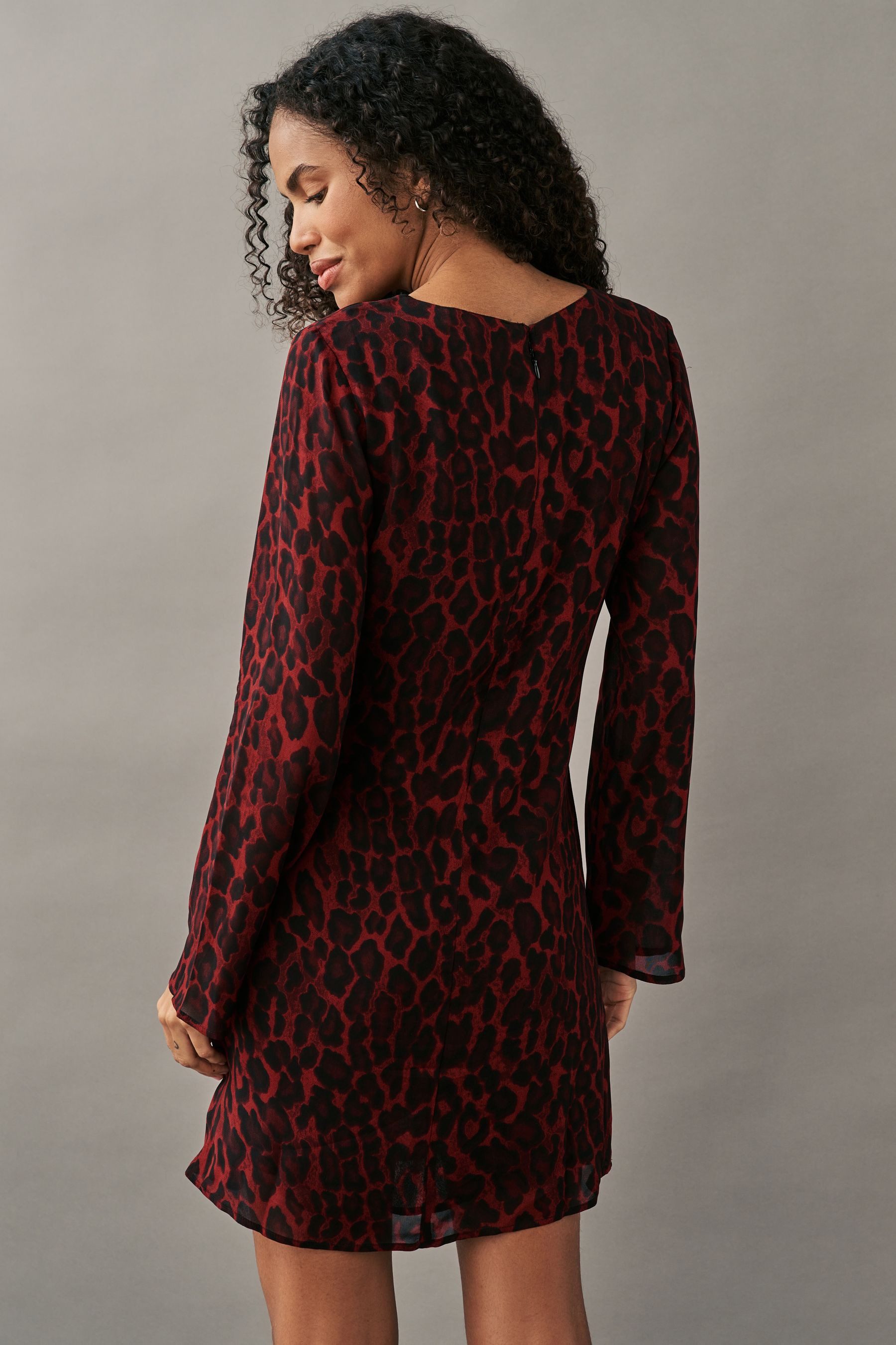 Next Minikleid Langärmeliges Minikleid mit Rollkragen günstig online kaufen