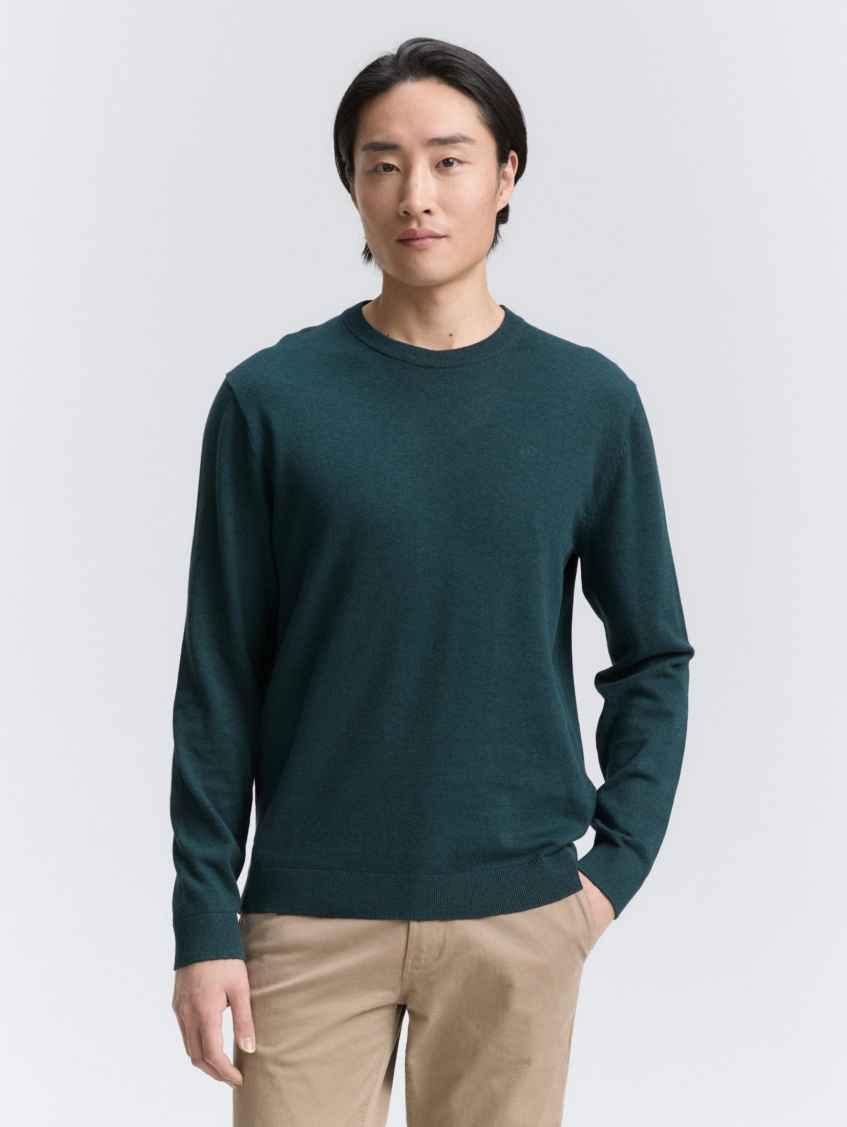 TOM TAILOR Strickpullover Basic Strickpullover aus günstig online kaufen