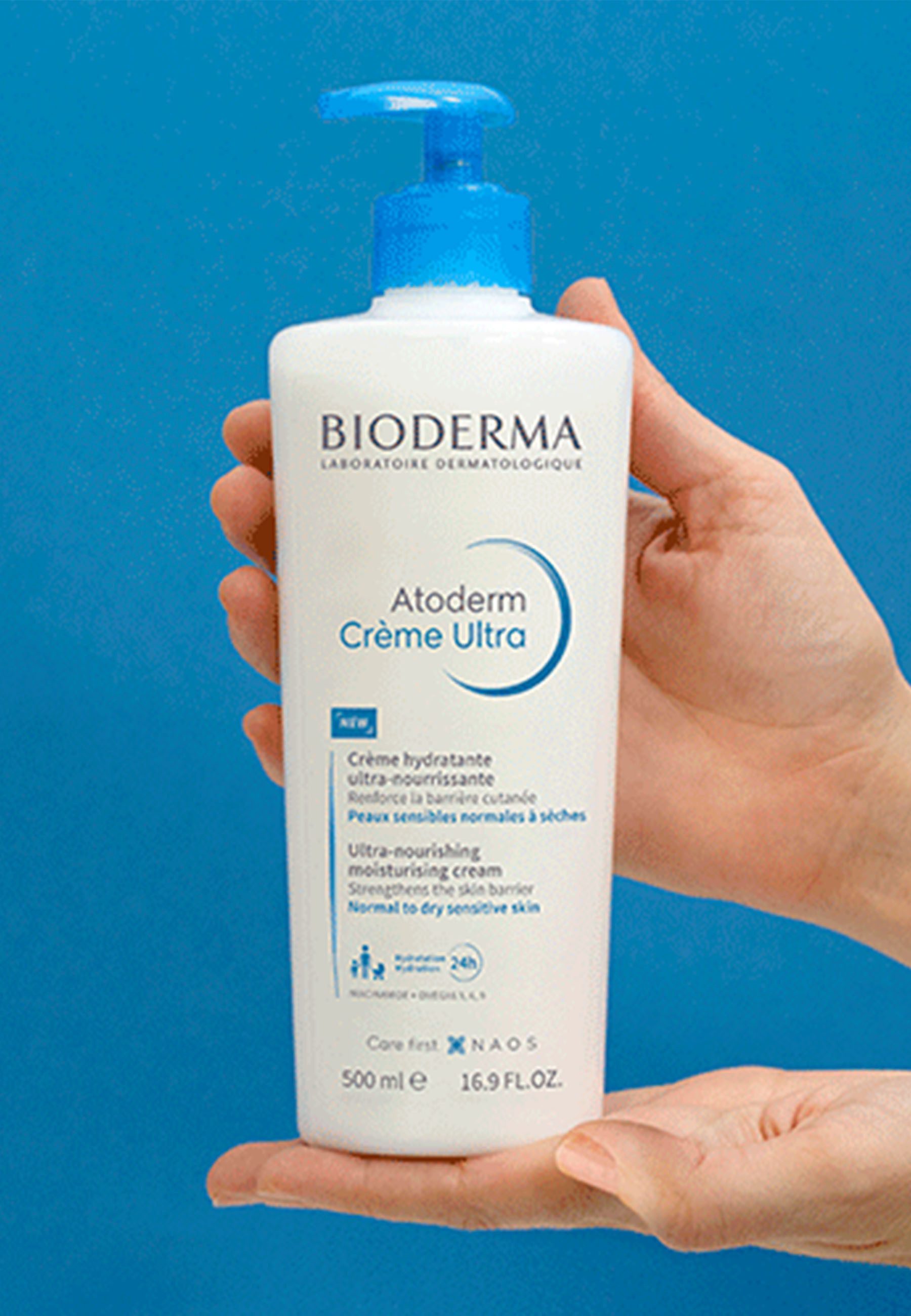 Bioderma Bodylotion Atoderm Crème Ultra -, verbessert die Feuchtigkeitsversorgung der Haut