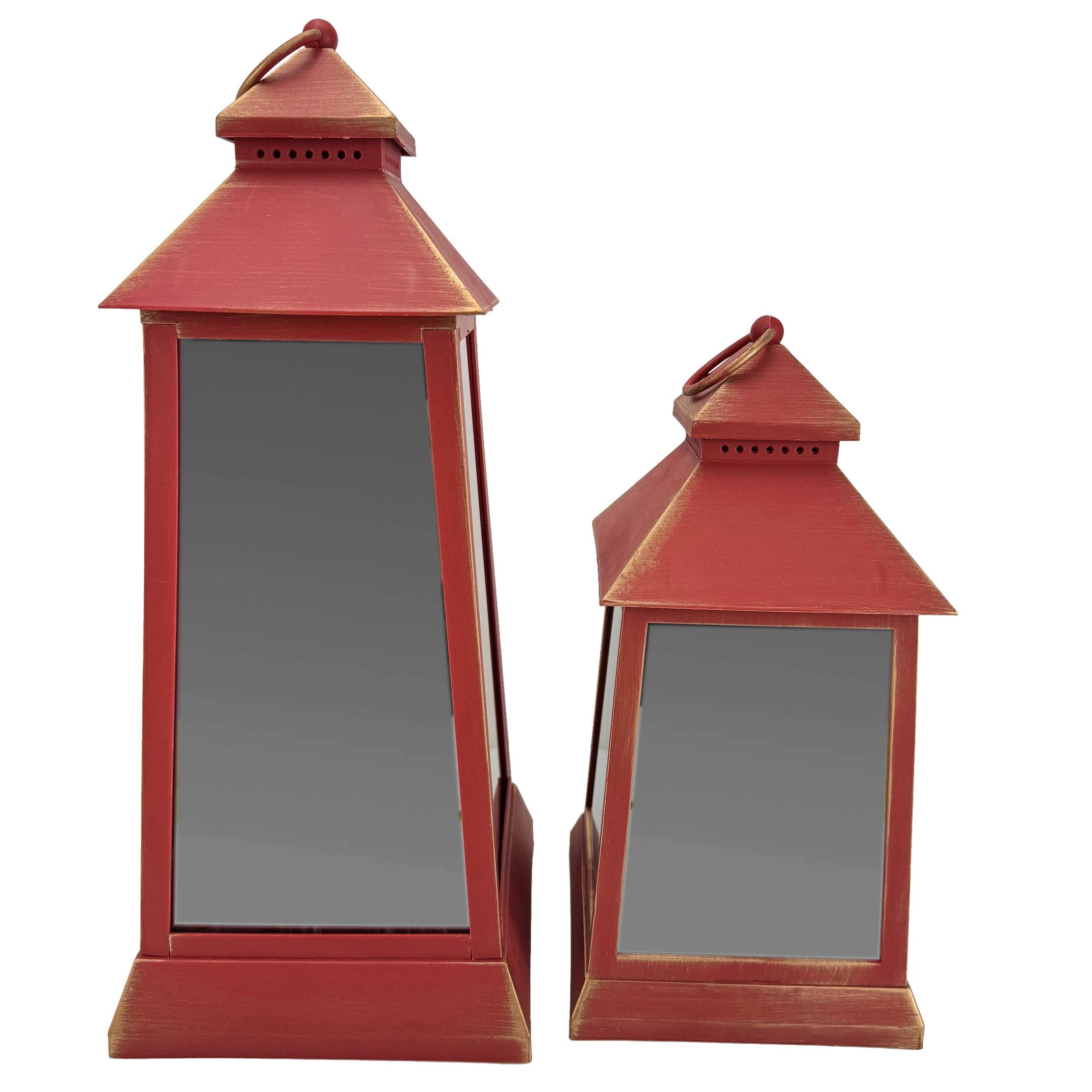 Online-Fuchs LED Laterne mit Stumpenkerze, LED Lichterkette, Timer und Funk günstig online kaufen