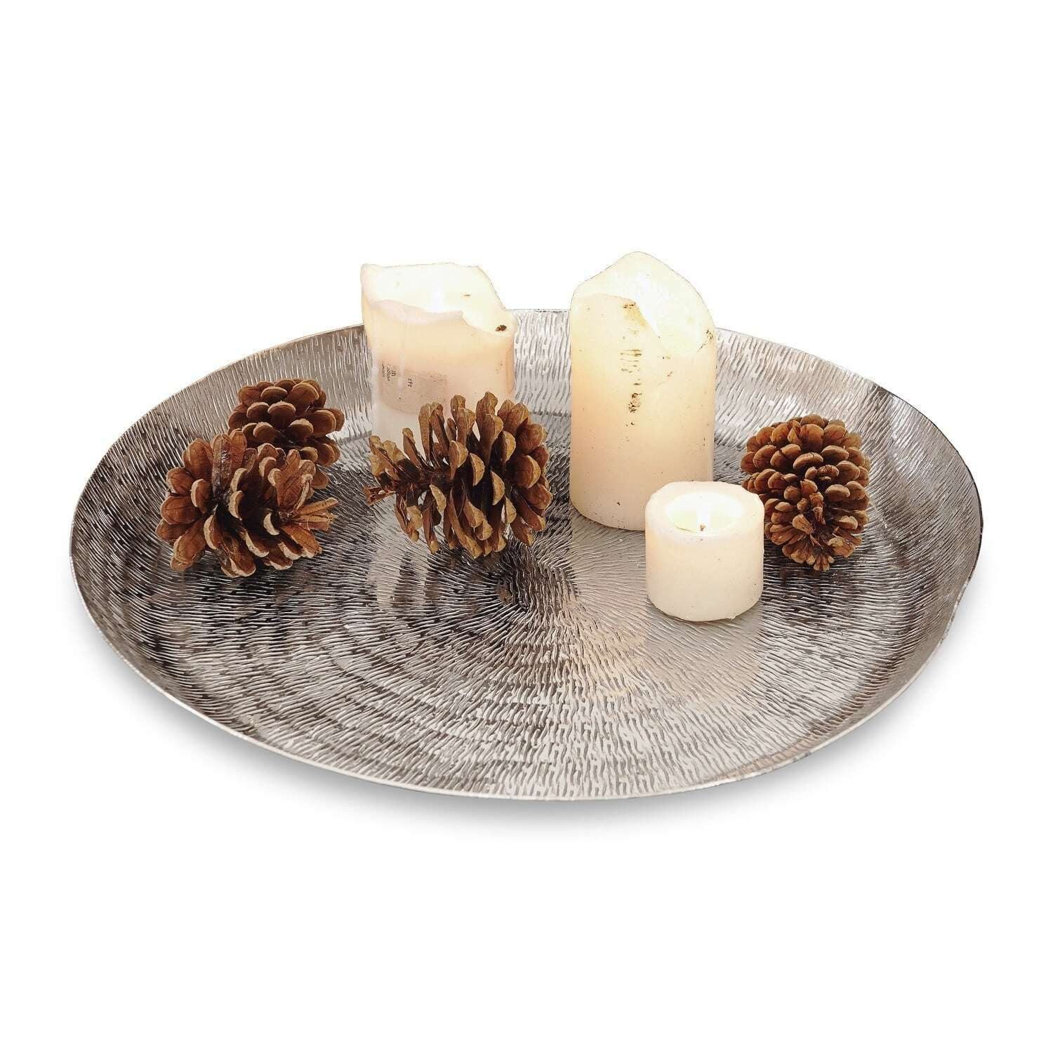 Mirabeau Tablett Tablett Caelan silber, Aluminium