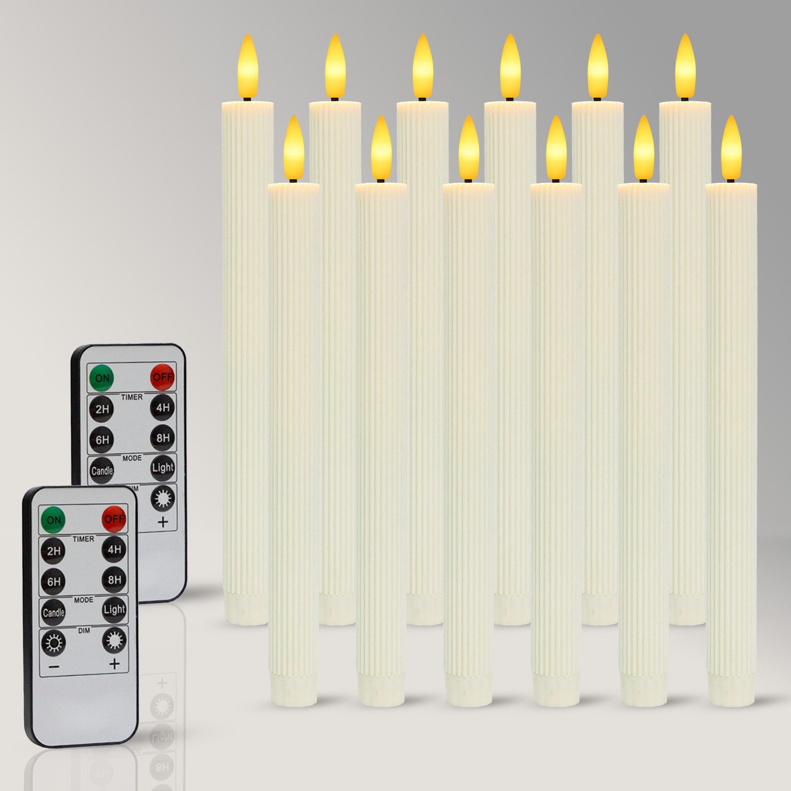 kisidus LED-Kerze LED Weihnachten Kerzen mit Fernbedienung (Flammenlose Taf günstig online kaufen