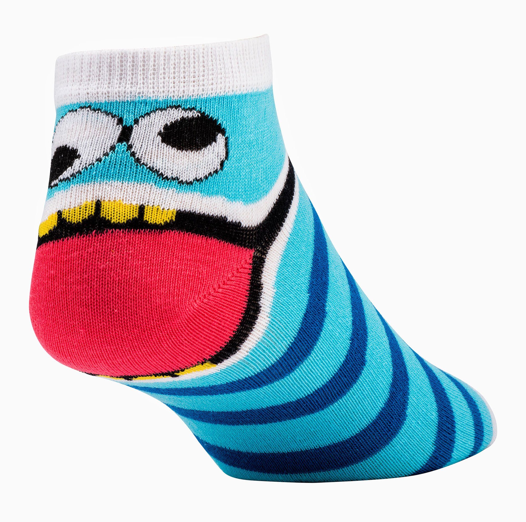 TippTexx 24 Sneakersocken 6 Paar Kinder Sneakersocken Baumwolle viele Motive Mädchen & Jungen (6 Paar) handgekettelte, weiche Naht – Bild 2 von 5