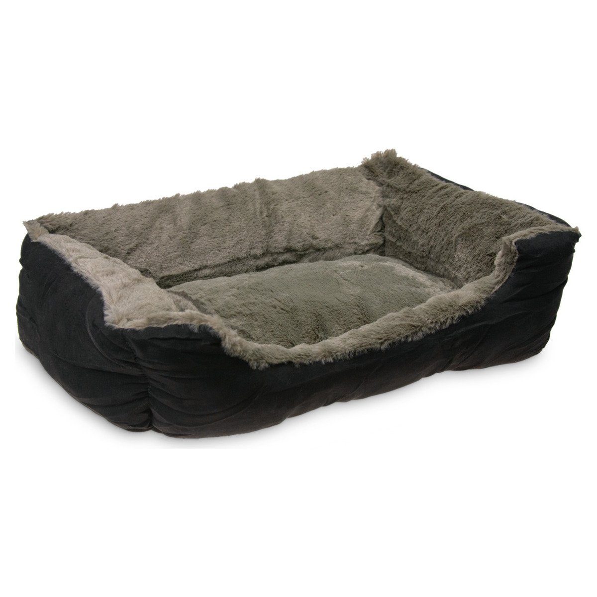Beeztees Tierbett Katzenbett Baboo taupe/schwarz