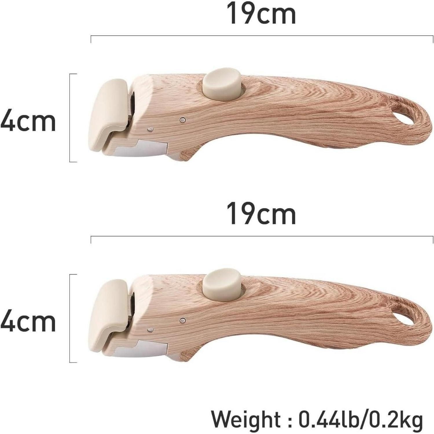 LuxusKollektion Pfannengriff Griffe abnehmbar Bakelit Holzmaserung Pfanne Topf 2teilig 2pcs Khaki