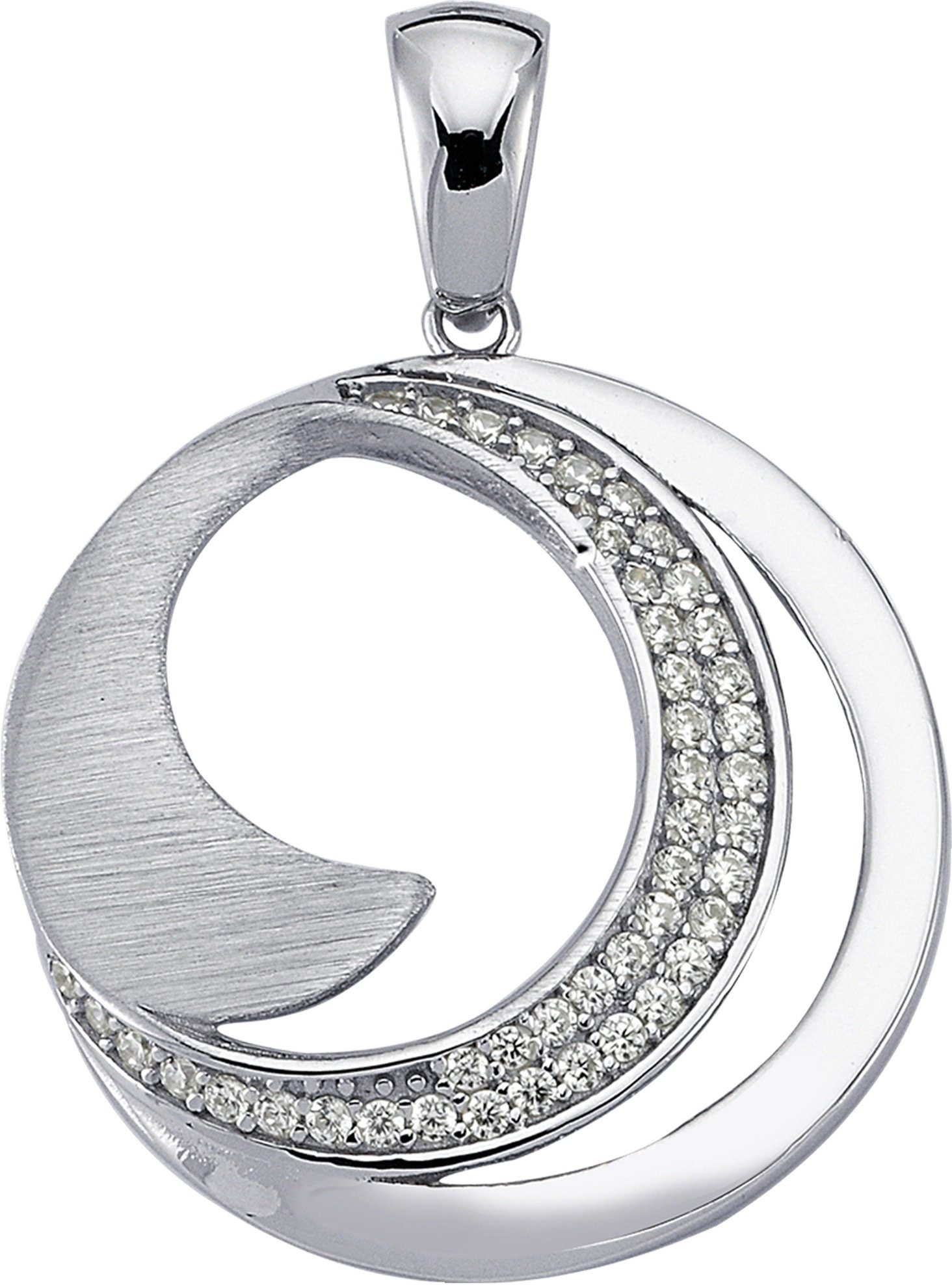 Balia Kettenanhänger Balia Damen Kettenanhänger Silber, Kettenanhänger (Circle) ca. 3cm, 925 Sterling Silber