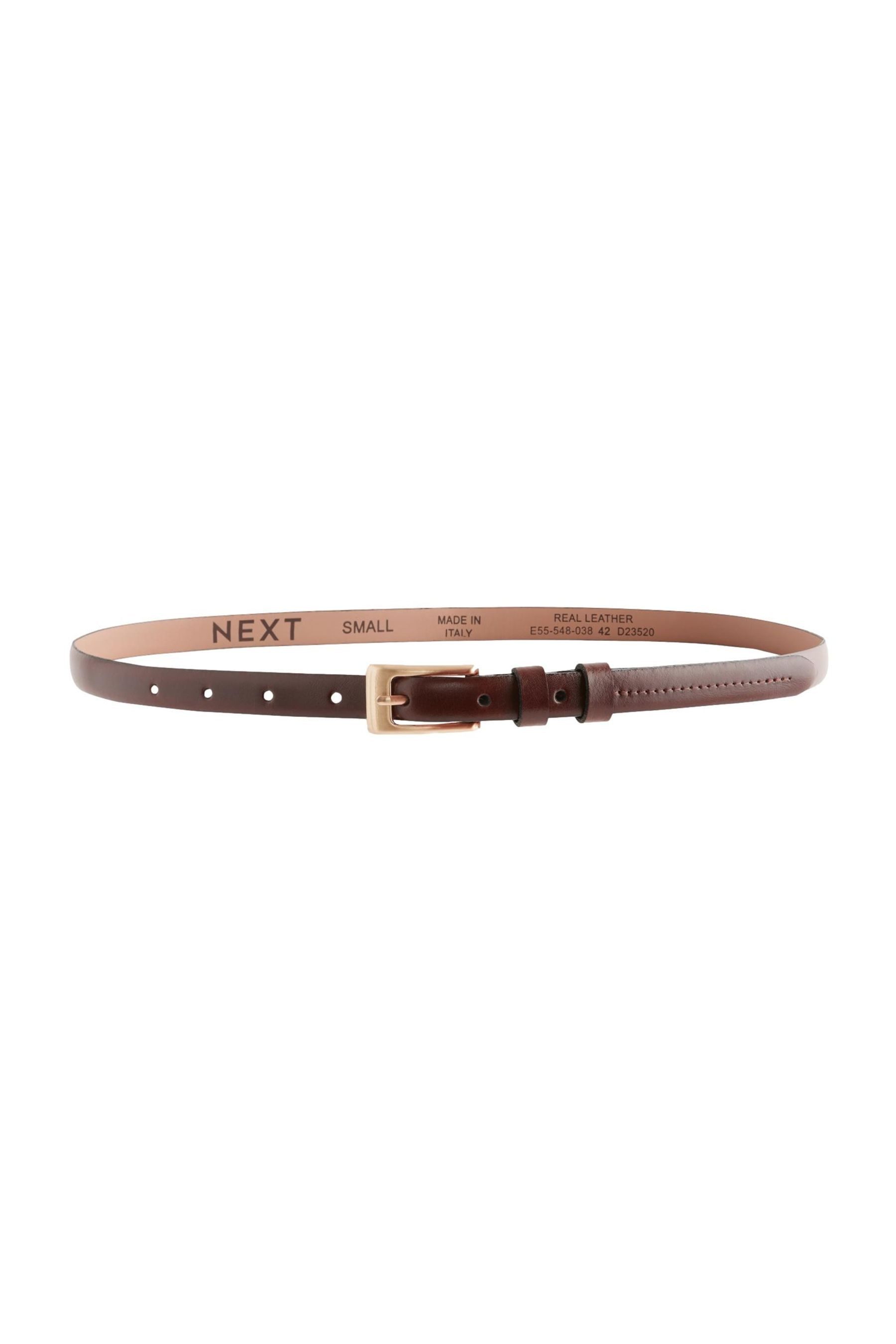 Next Ledergürtel Micro Skinny Gürtel aus günstig online kaufen
