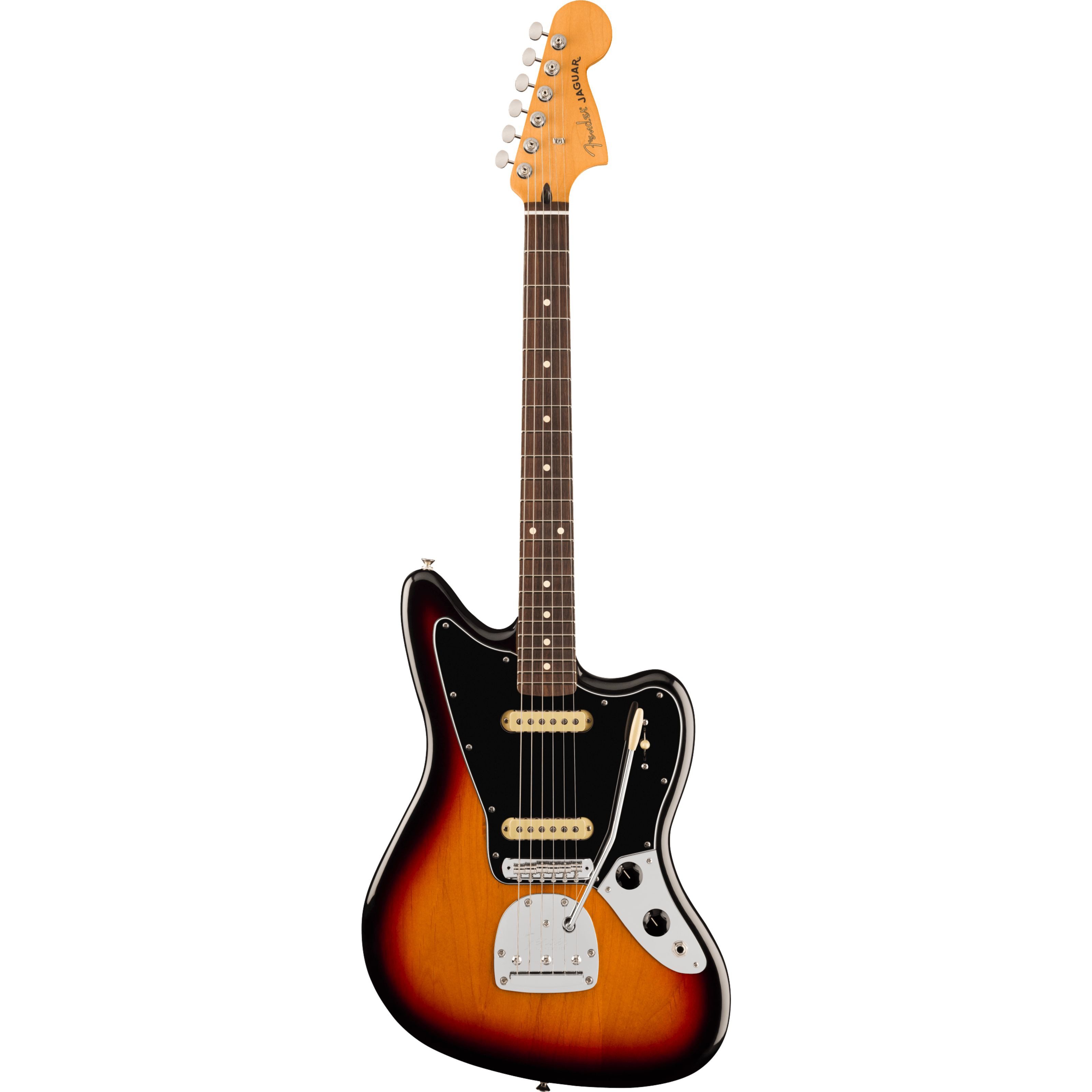 Fender E-Gitarre, E-Gitarren, Andere Modelle, Player II Jaguar RW 3-Color Sunburst - E-Gitarre