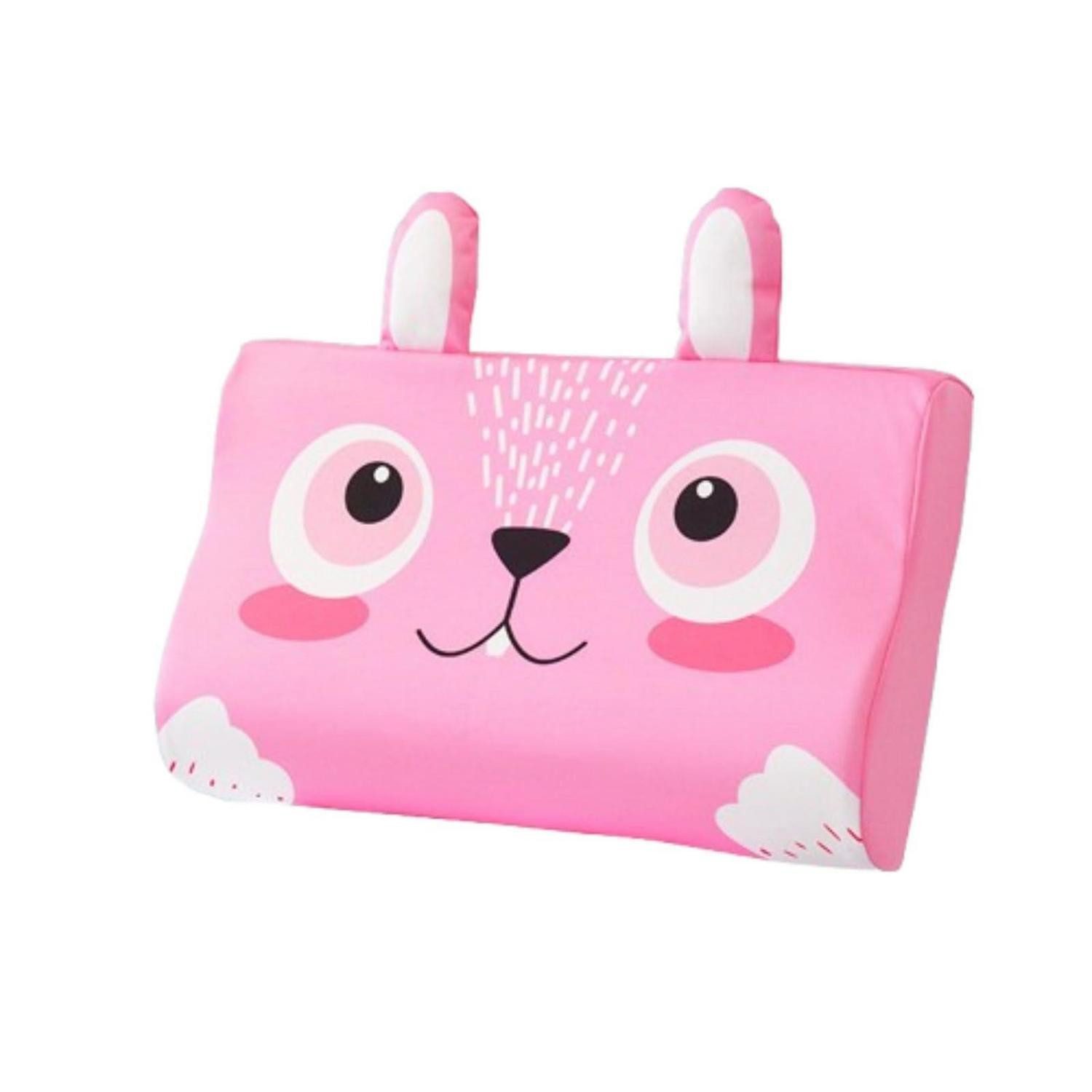 LuxusKollektion Kinderdaunenkissen Kinderkissen Ergonomisch Atmungsaktiv Kaninchen 60*40 cm