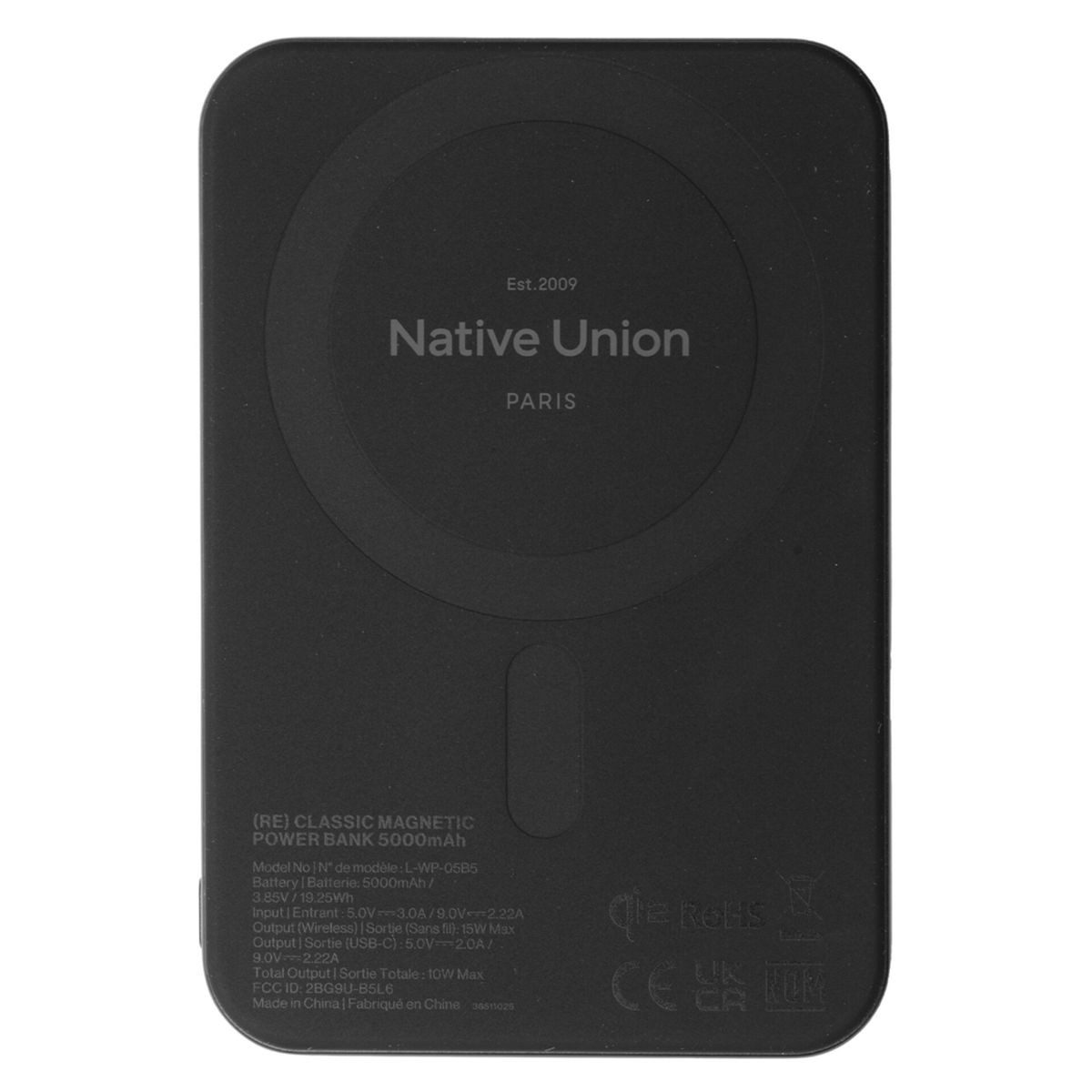 NATIVE UNION (Re)Classic Qi2 Magnetic Powerbank 5000mAh Powerstation