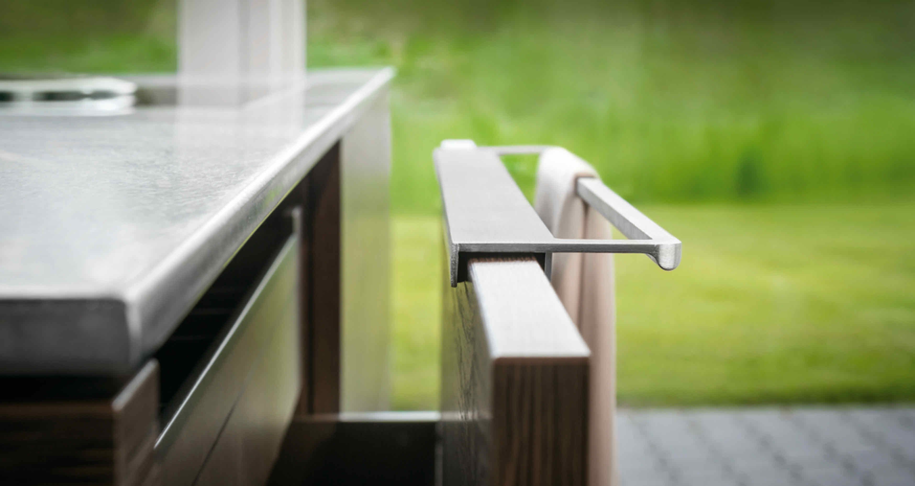 Naber Handtuchhaken NABER Handtuchhalter 520 mm für grifflose Küche