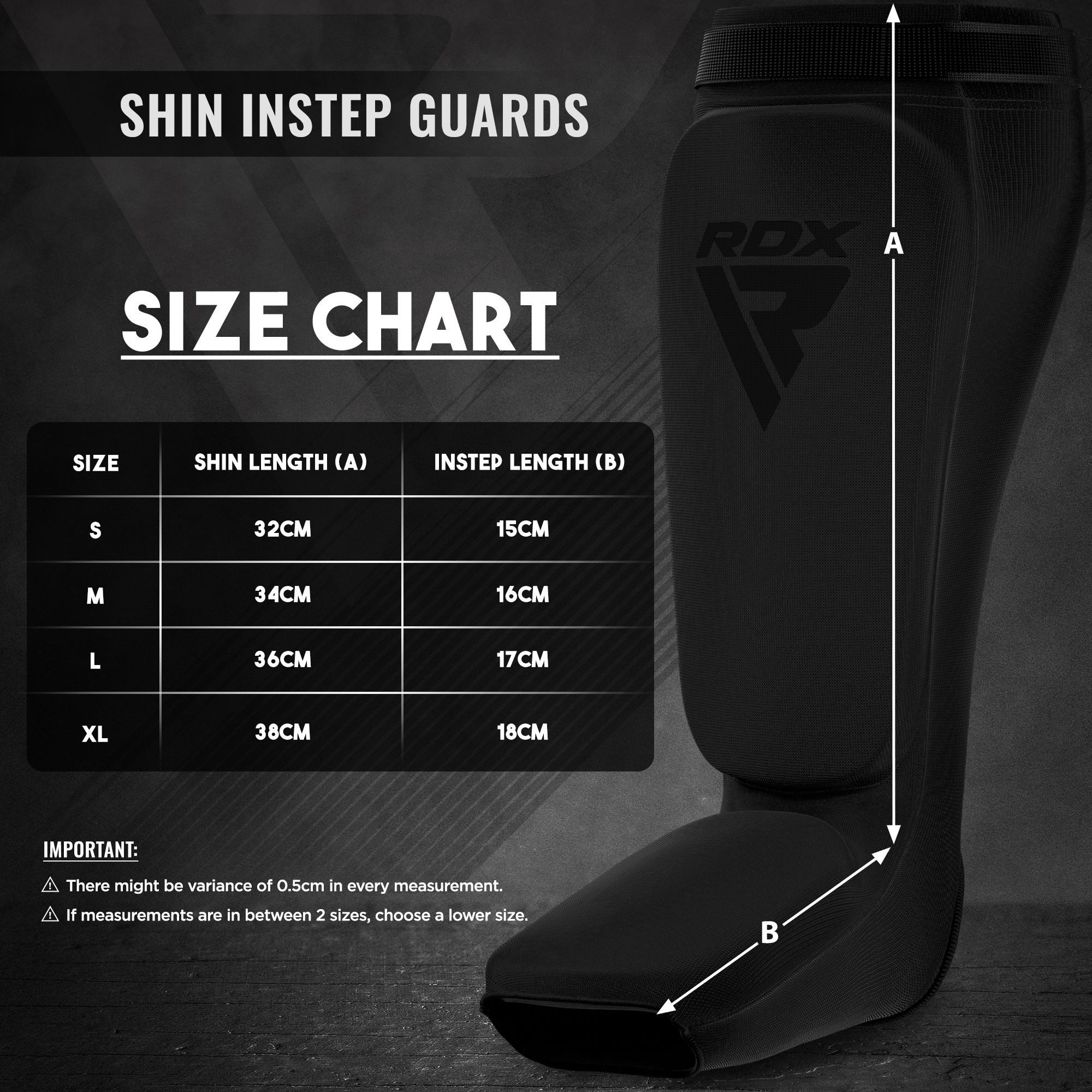 RDX Sports Kampfsport Schienbeinschoner RDX SIB Gepolsterte SchienbeinSchützenr Standard certified (2, Knee Protection), Adults