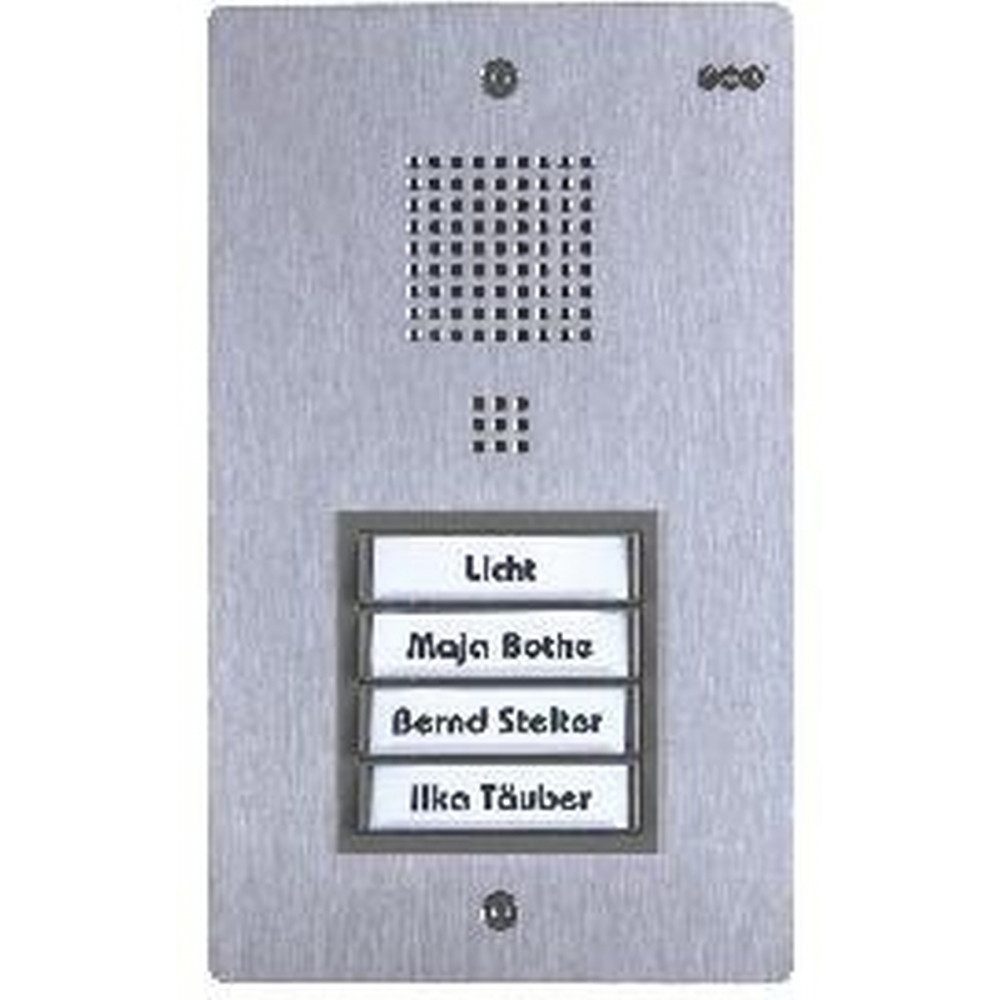 Auerswald Überwachungskamera (privater Haushalt, Hochwertiges Edelstahl-Design)