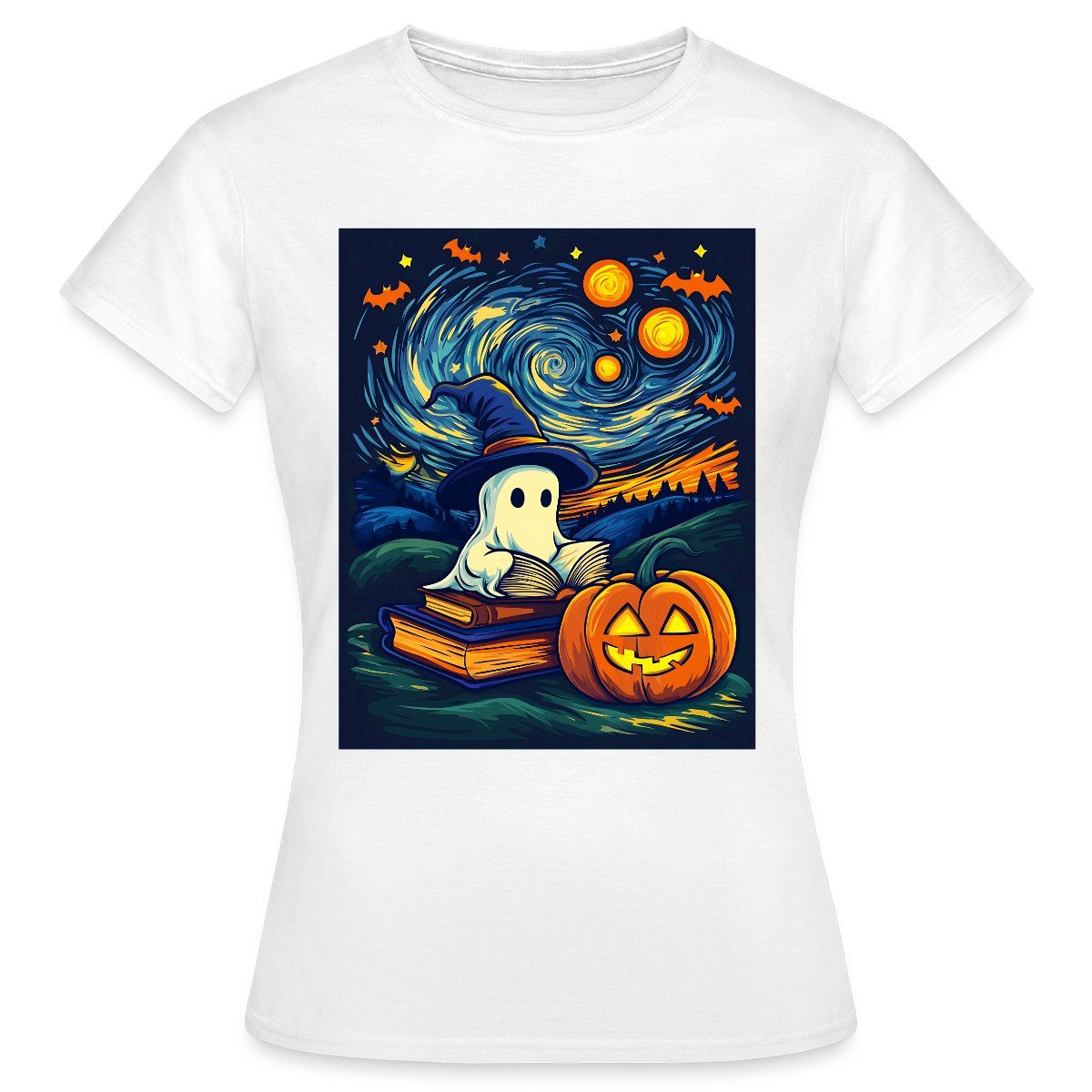 Spreadshirt T-Shirt Halloween Motiv Frauen T-Shirt günstig online kaufen