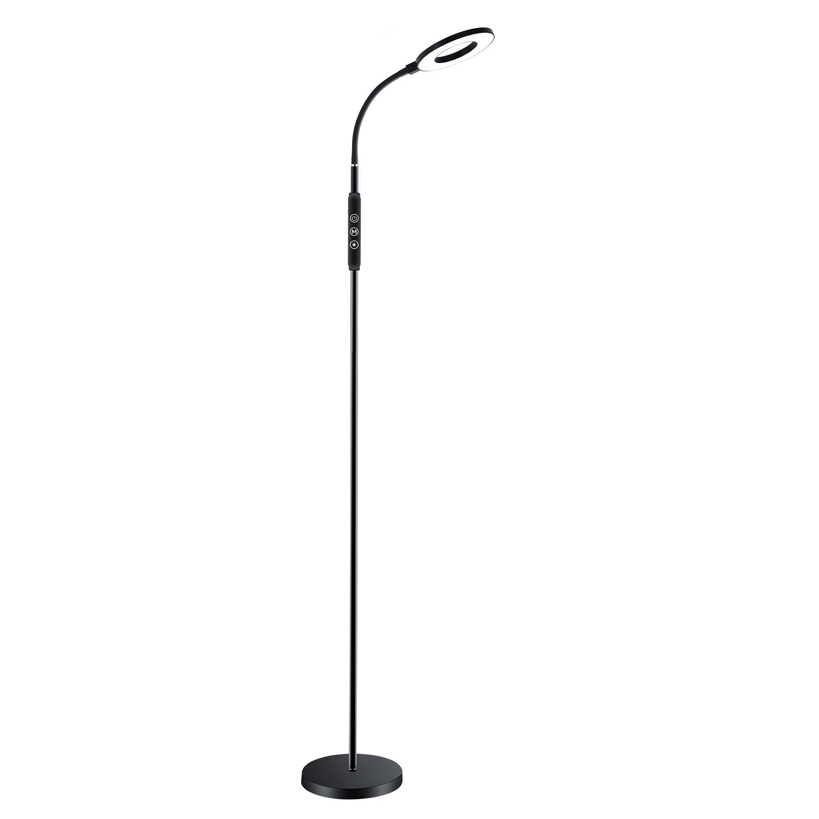 LED Stehlampe 12W mit Fernbedienung – Helligkeit und Farbtemperatur einstellbar