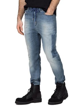 Diesel Tapered-fit-Jeans Knöchellange JoggJeans mit Tiefem Schritt - D-Vider 069JZ - W32