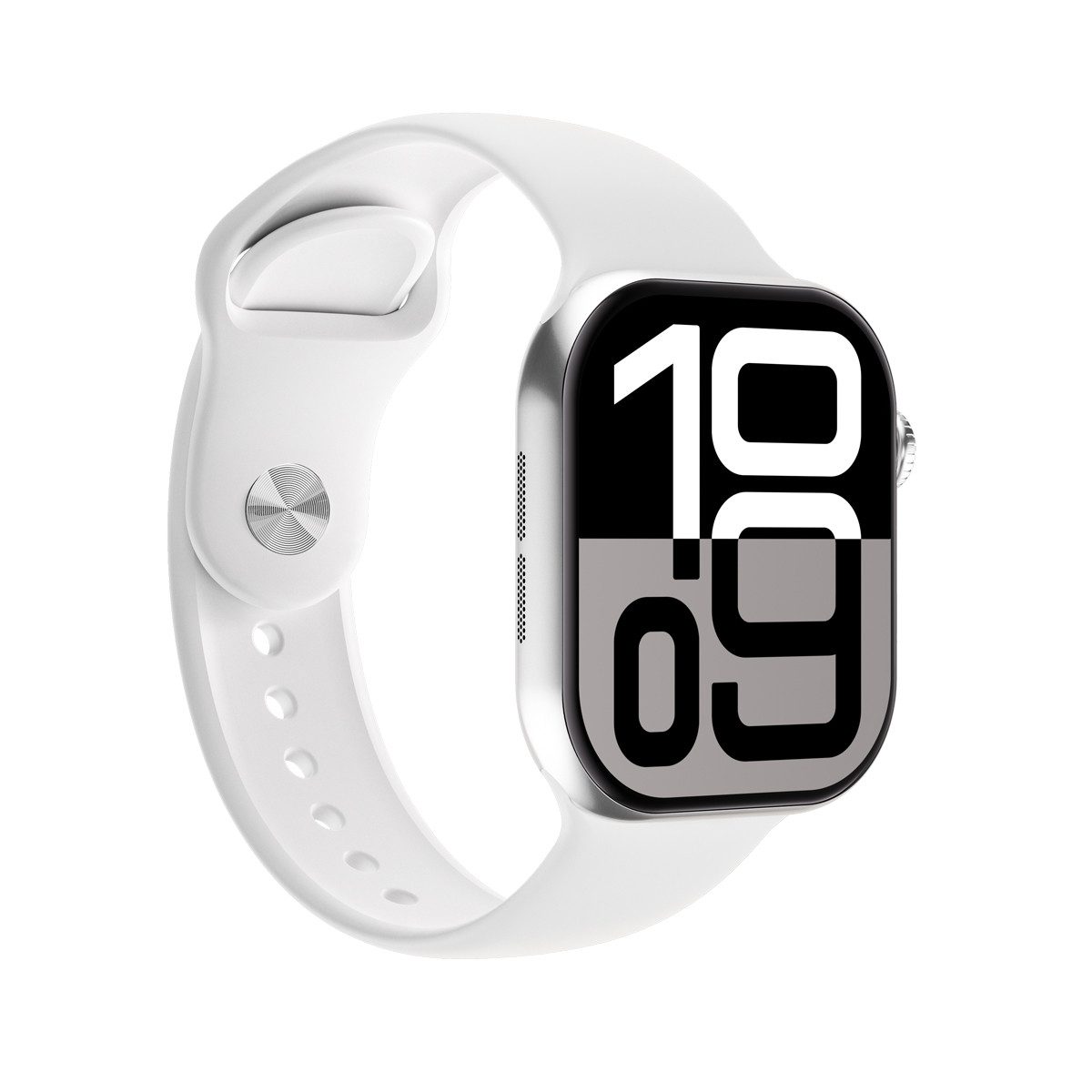 Platinet PSMART10 Smartwatch (4,7 cm/1,85 Zoll), AMOLED Display mit Gesundheitsfunktionen und langer Akkulaufzeit