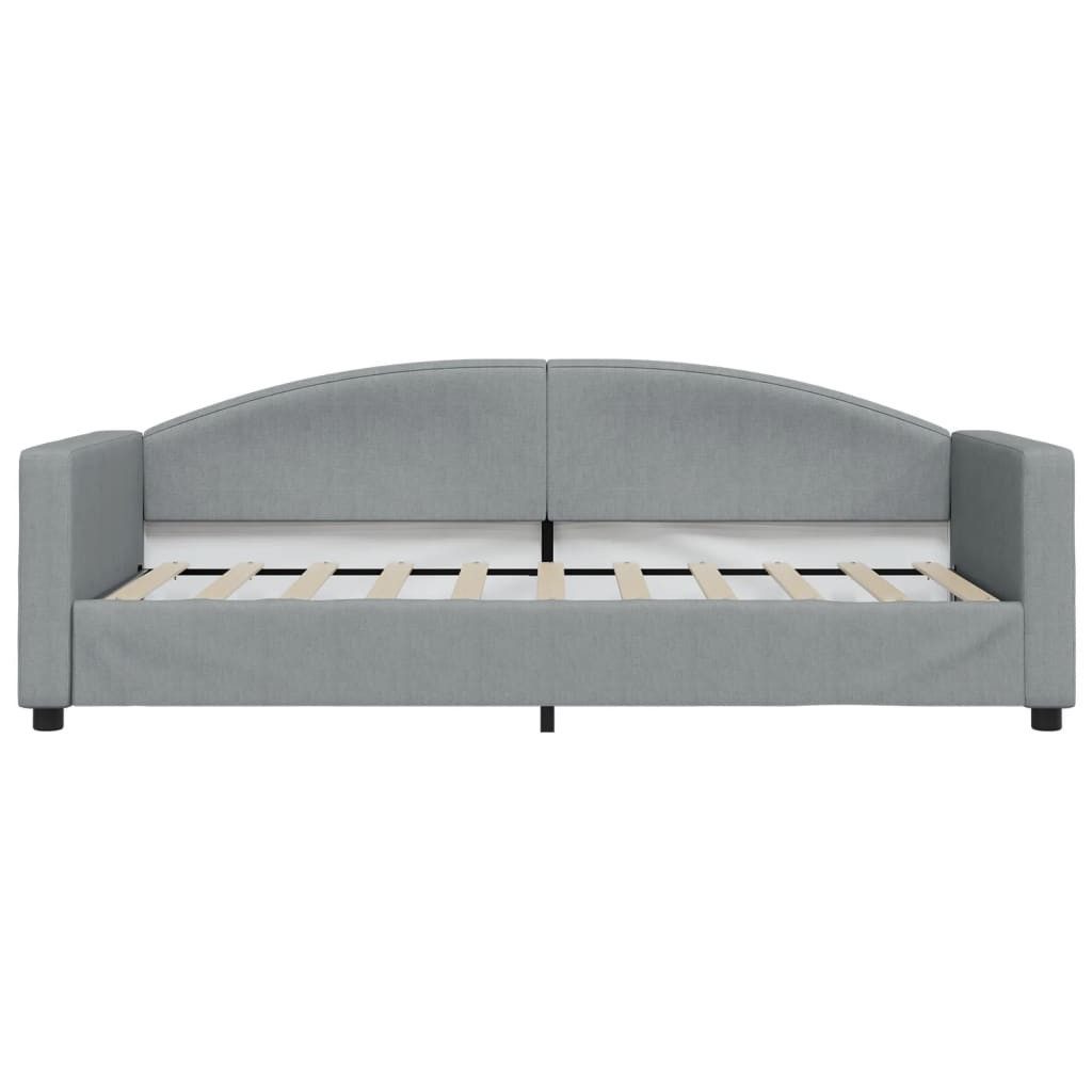 vidaXL Bett Tagesbett Hellgrau 90x190 cm günstig online kaufen