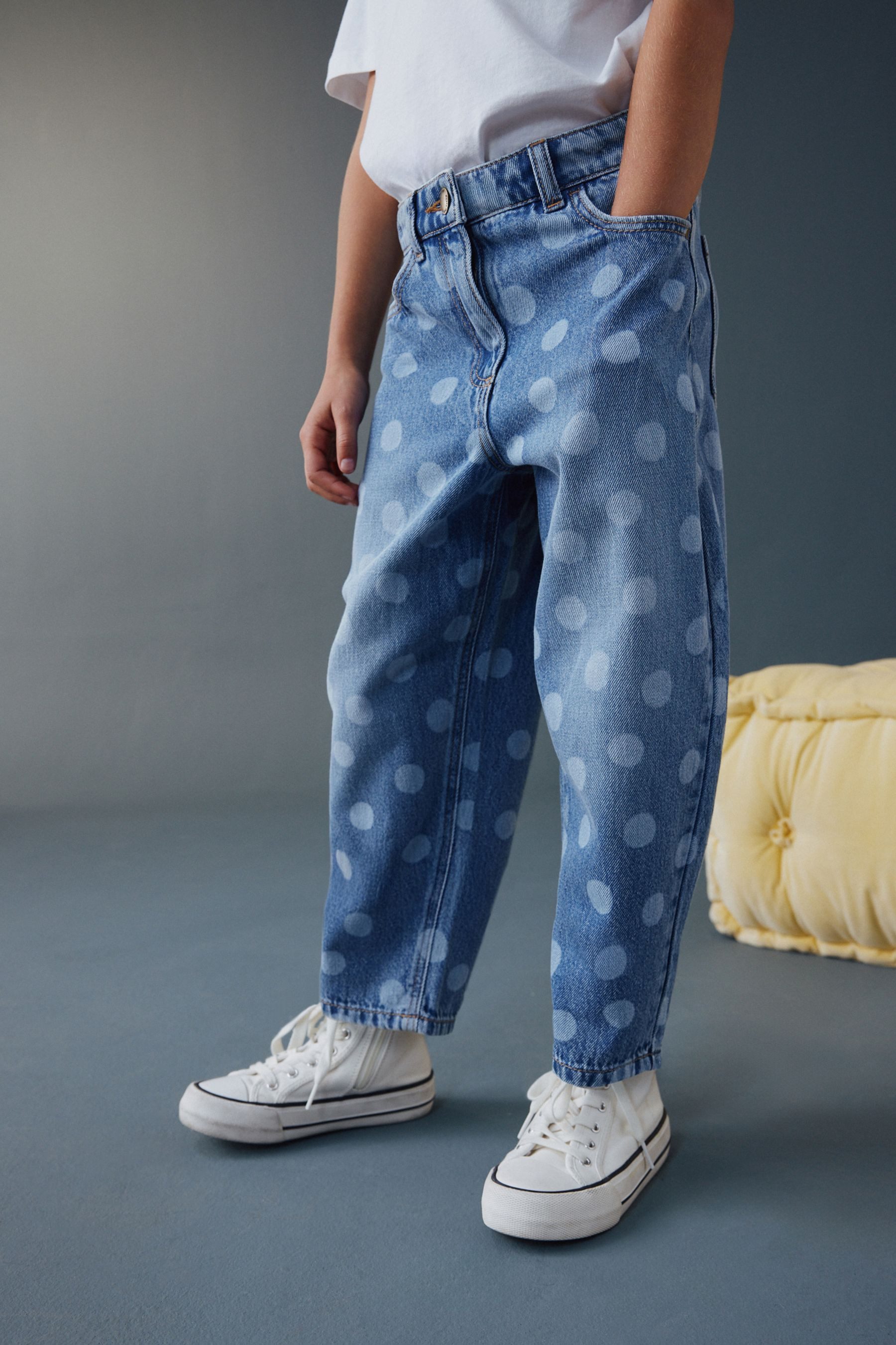 Weite Jeans Jeans mit weitem Bein