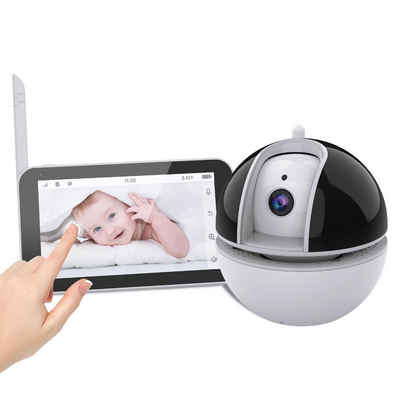 besrey Video-Babyphone »720P Babyphone, 5" IPS-LCD-Touchscreen, drahtlose Verbindung«, Babymonitor, mit Gegensprechfunktion und Nachtlicht, VOX Funktion