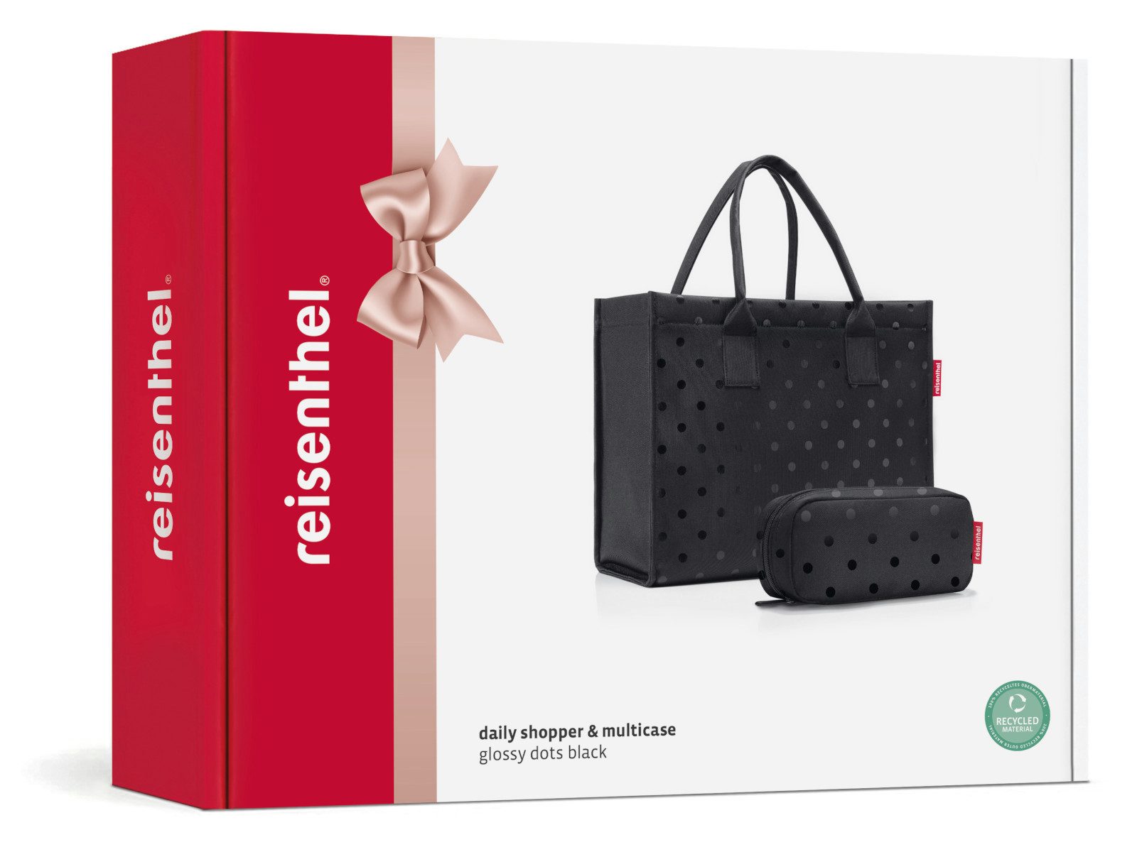 REISENTHEL® Einkaufsshopper daily shopper glossy dots black Set2 günstig online kaufen