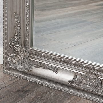 LebensWohnArt Wandspiegel Spiegel EVE Antik-Silber 200x110cm