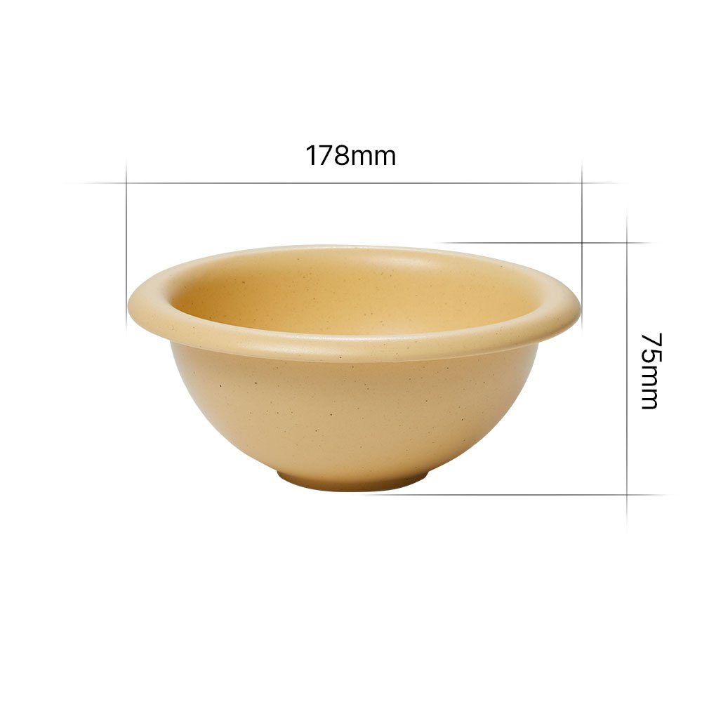 100% Better Cadmium von Blei (1-tlg), & Frei Salatschüssel natürliche Keramik, Keramik, Gelb, Salatschüssel - Finger PFOA, Keramik NEOFLAM®