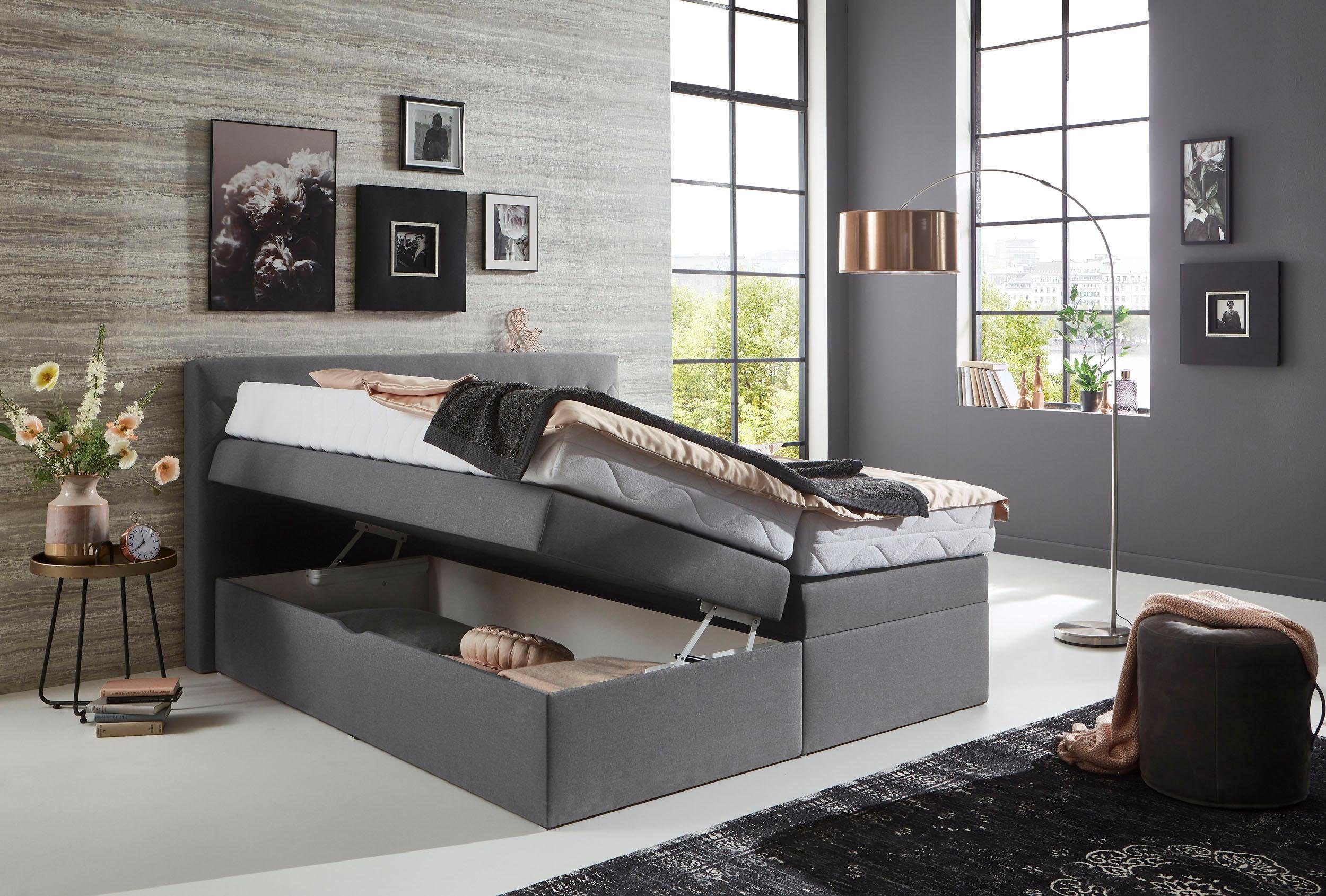 Westfalia Schlafkomfort Boxspringbett, wahlweise mit Bettkasten günstig online kaufen