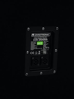 DSX Das PA-SET 75 Bluetooth Anlage 3wege 30cm Bass Musikanlage 3000 Watt Stereo Party-Lautsprecher (3000 W, DSP)
