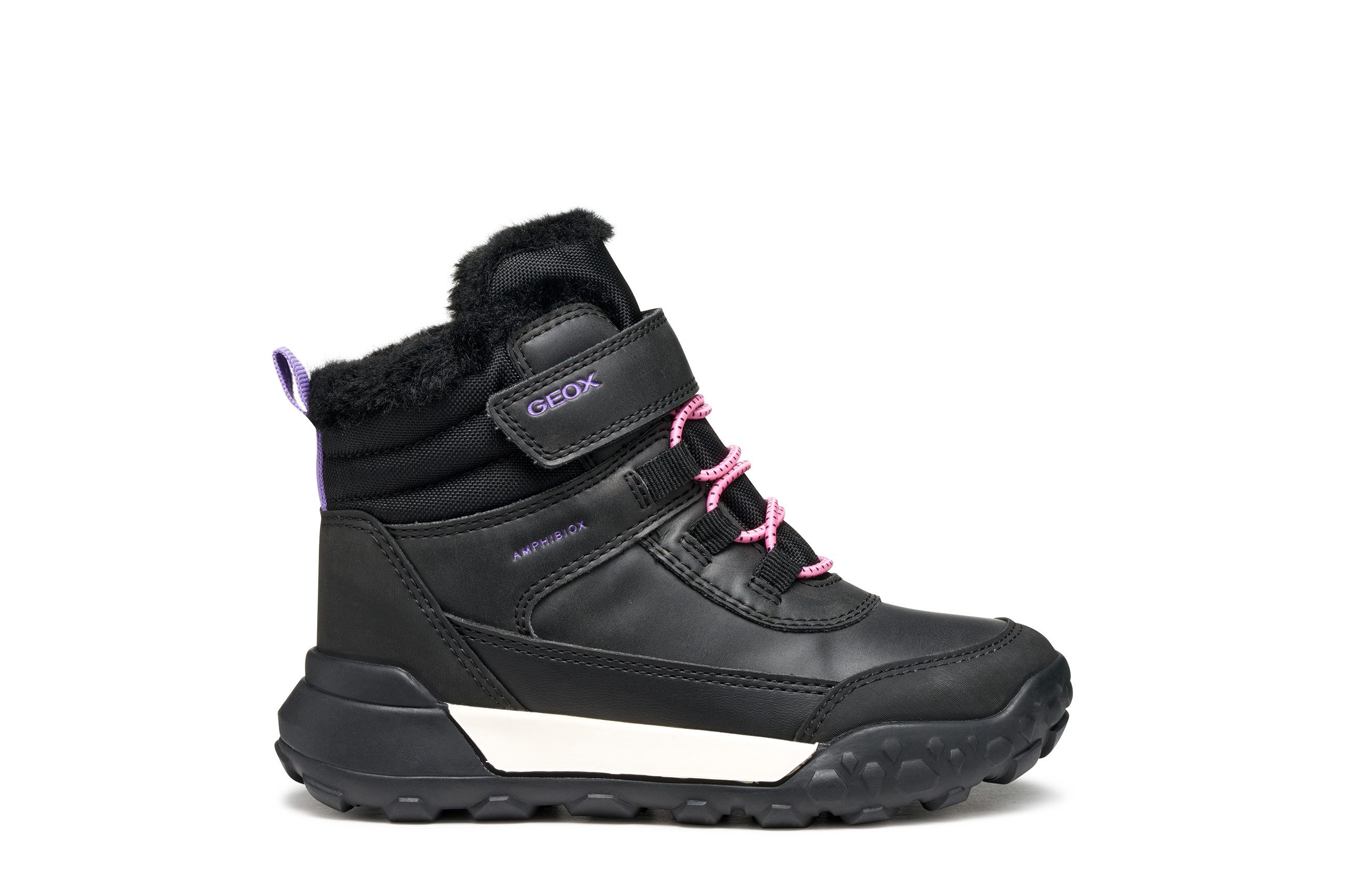 Geox J TREKKYUP GIRL B AB Winterboots Freizeitstiefel, Boots mit Warmfutter, Größenschablone zum Download – Bild 5 von 5