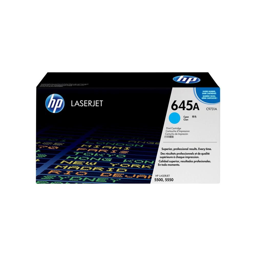 HP Tonerpatrone No.645A Toner cyan