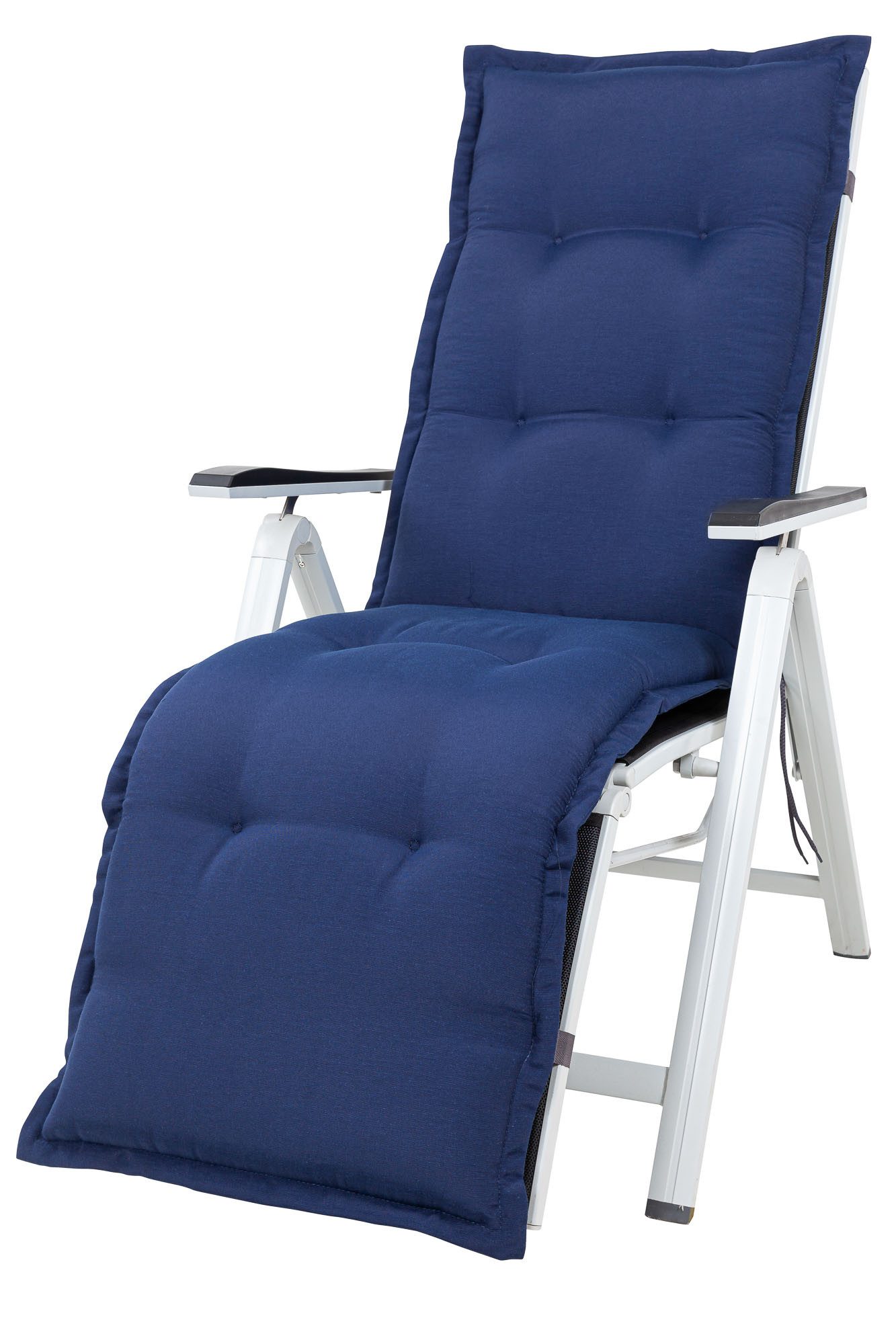 KETTtex Sesselauflage Relaxliege Florence 2148 dunkelblau 170x50x8 cm KETTtex