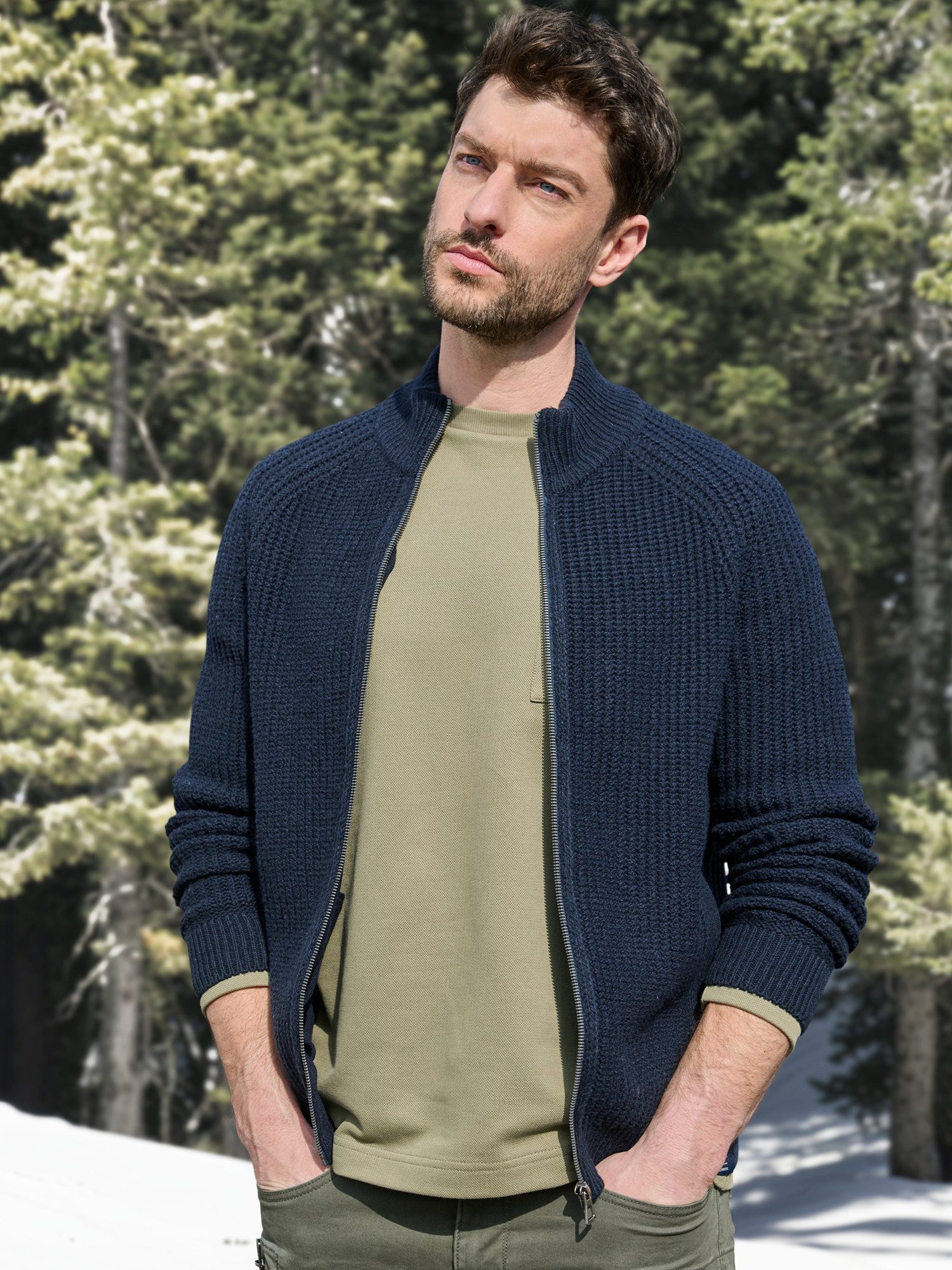 LERROS Strickjacke LERROS Modische Strickjacke - casual und bequem