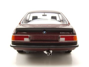 Minichamps Modellauto BMW 635 CSI 1982 rot metallic Modellauto 1:18 Minichamps, Maßstab 1:18