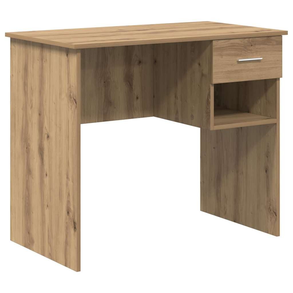 vidaXL Schreibtisch Schreibtisch Artisan-Eiche 90 x 49 x 75 cm Holzwerkstof günstig online kaufen