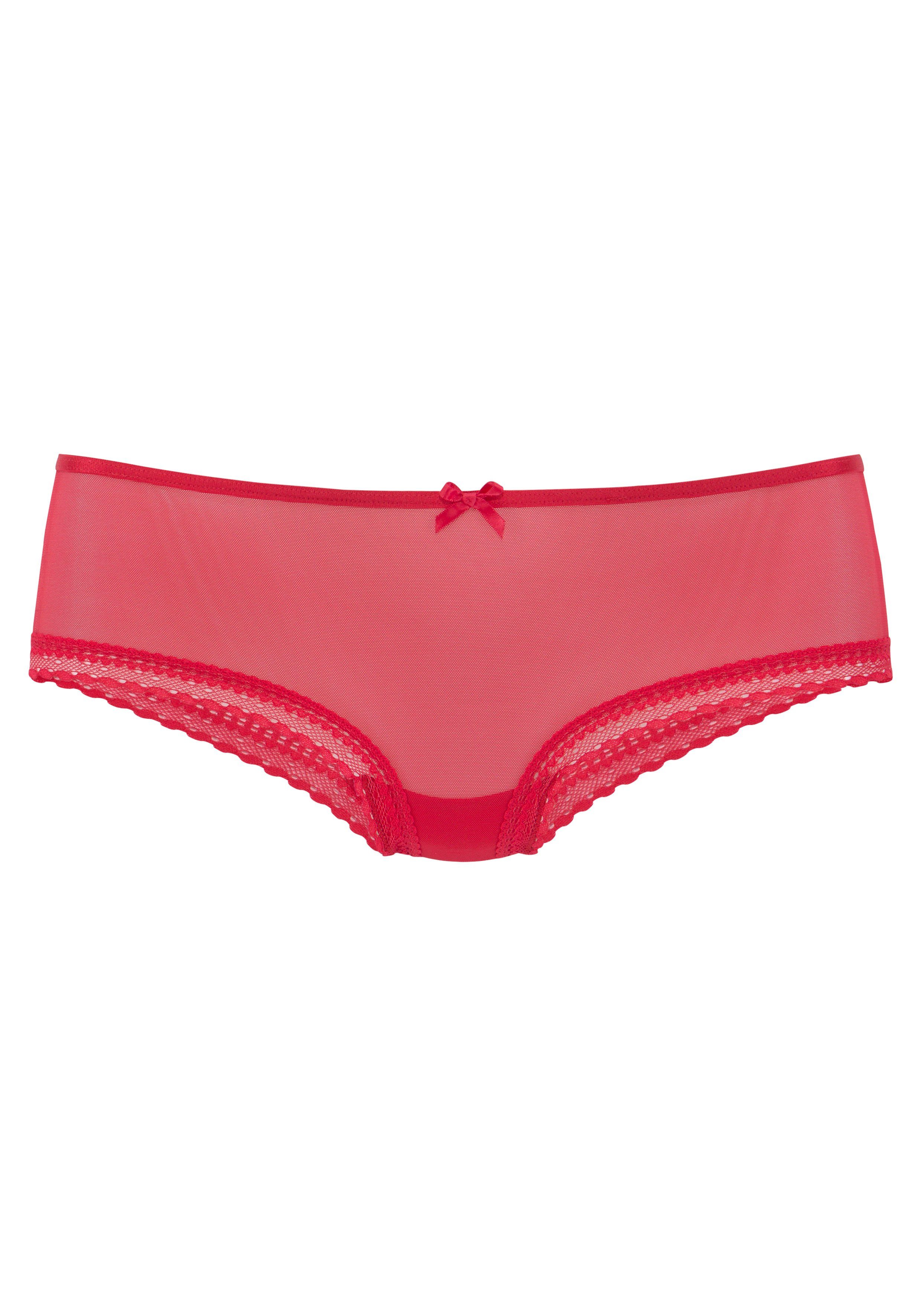 rot aus Tüll fleur transparentem gold petite Panty-Ouvert