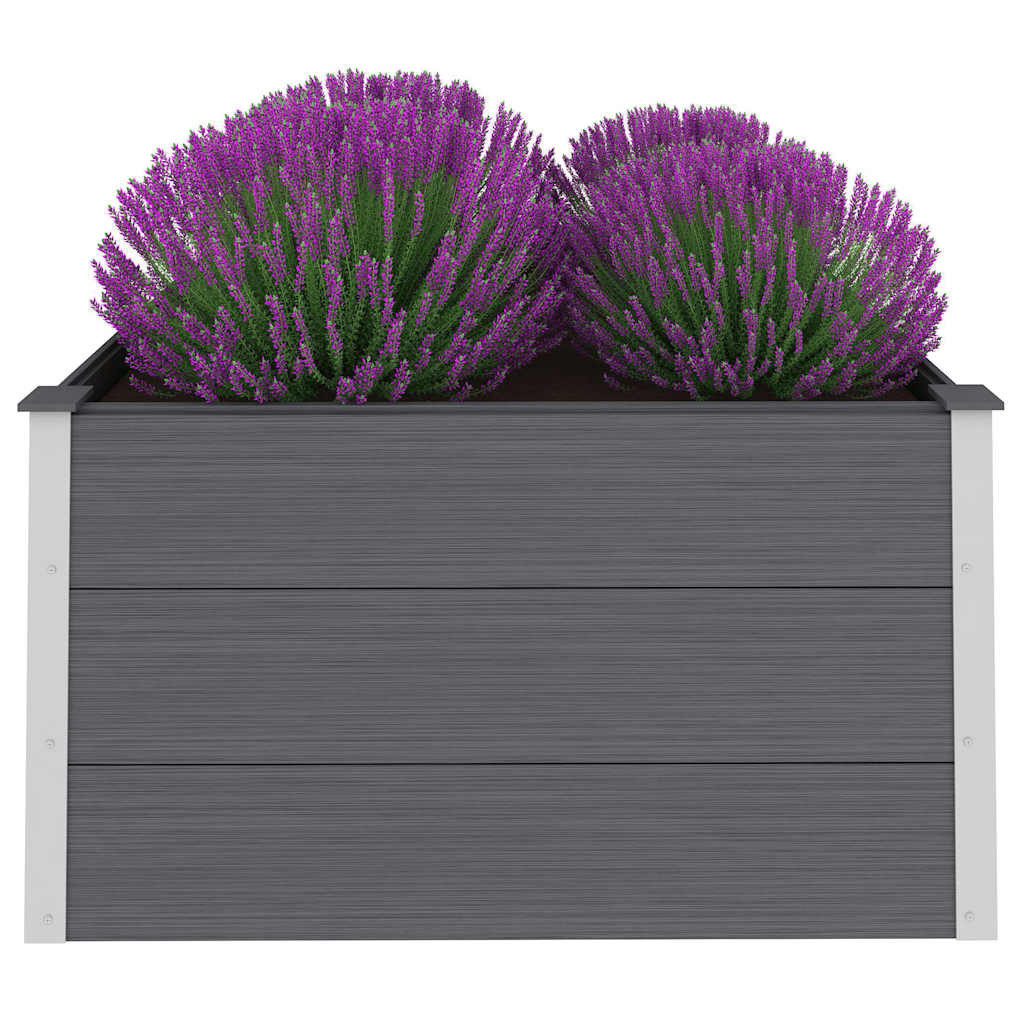 Thumbnail - vidaXL Hochbeet Garten-Hochbeet WPC 100 x 100 x 54 cm Grau (1 St)