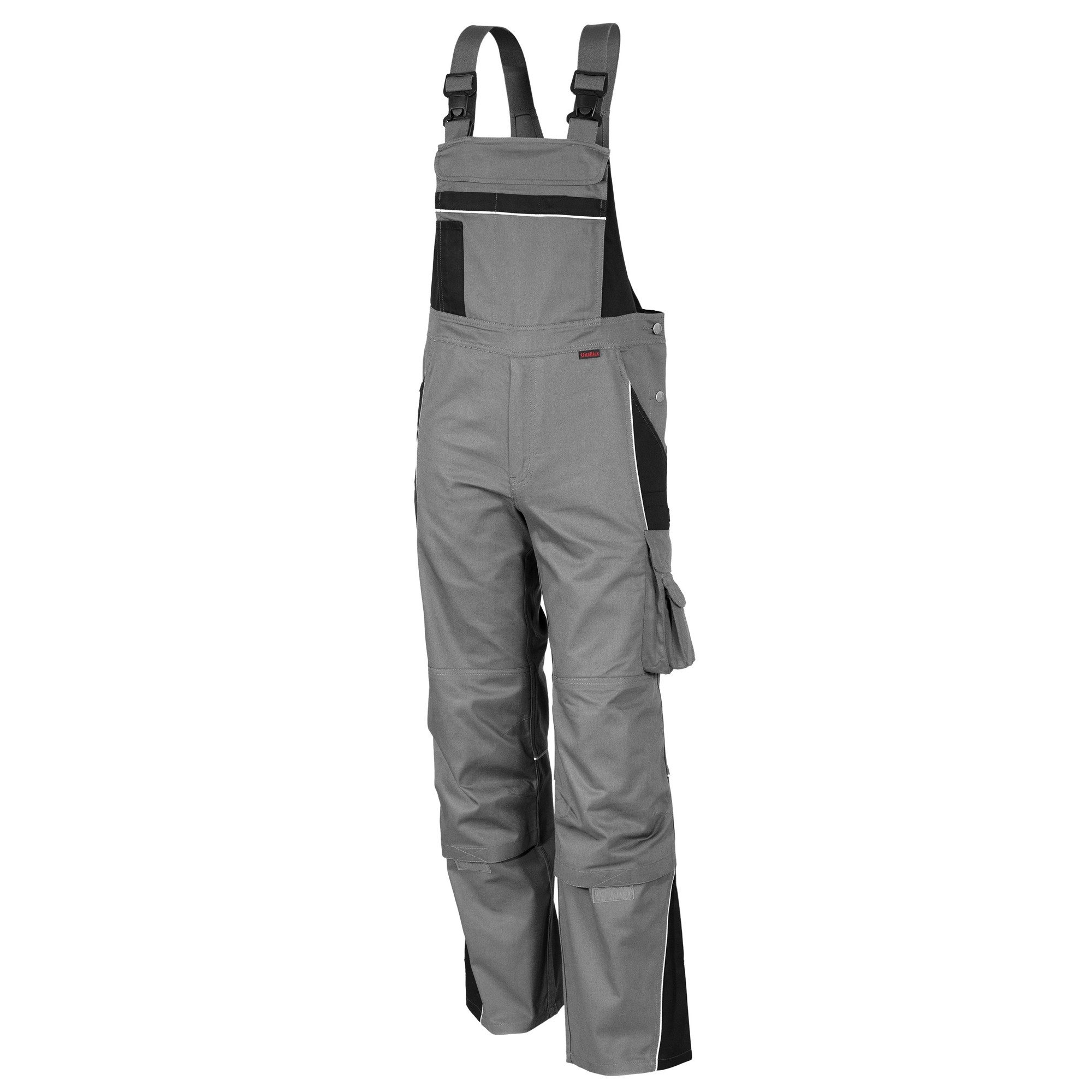 Qualitex Workwear Arbeitslatzhose strapazierfähige PROfessionals Latzhose aus faserverstärktem Gewebe